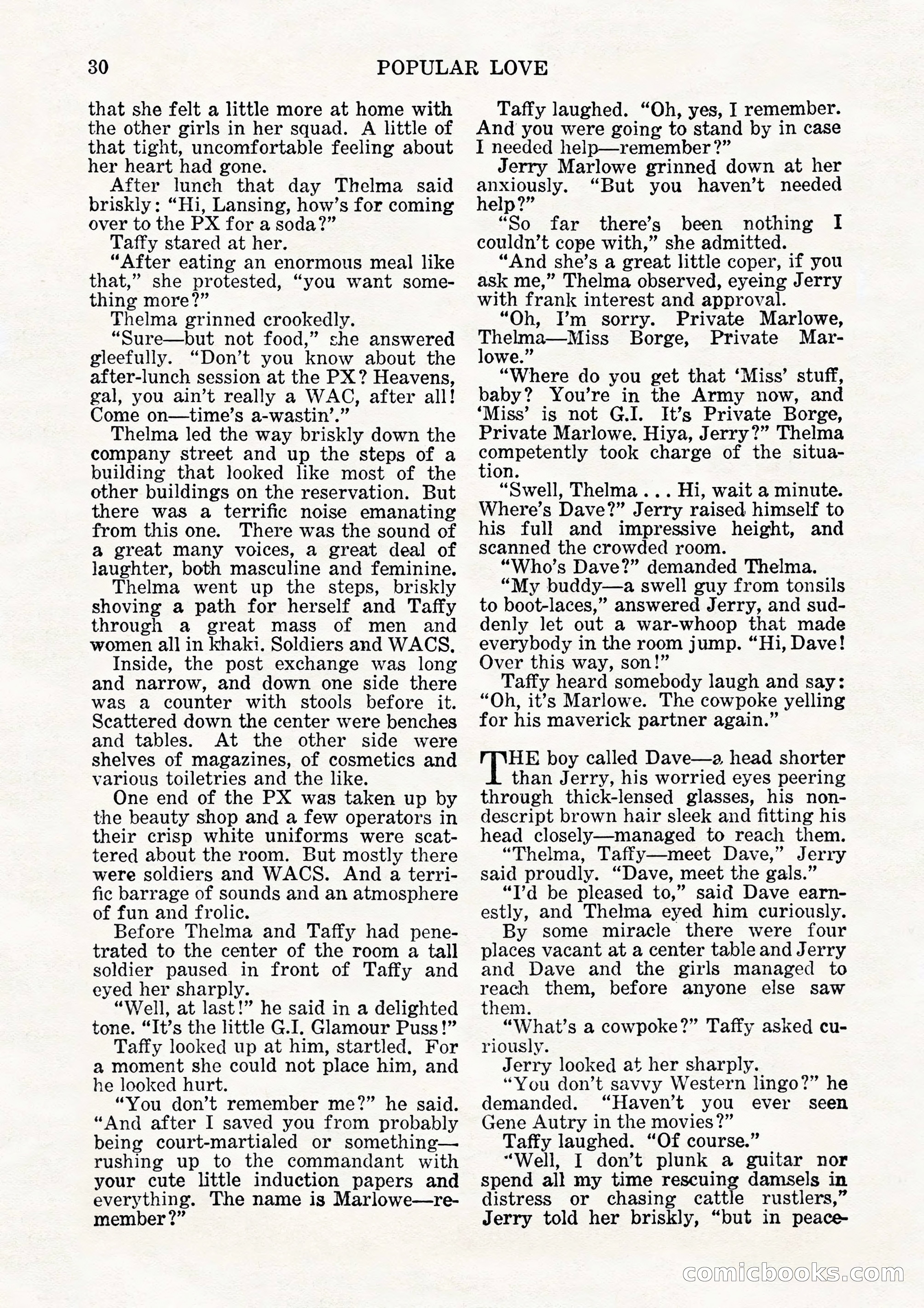 Popular Love, Vol. 15, No. 3 — page 30 of 100