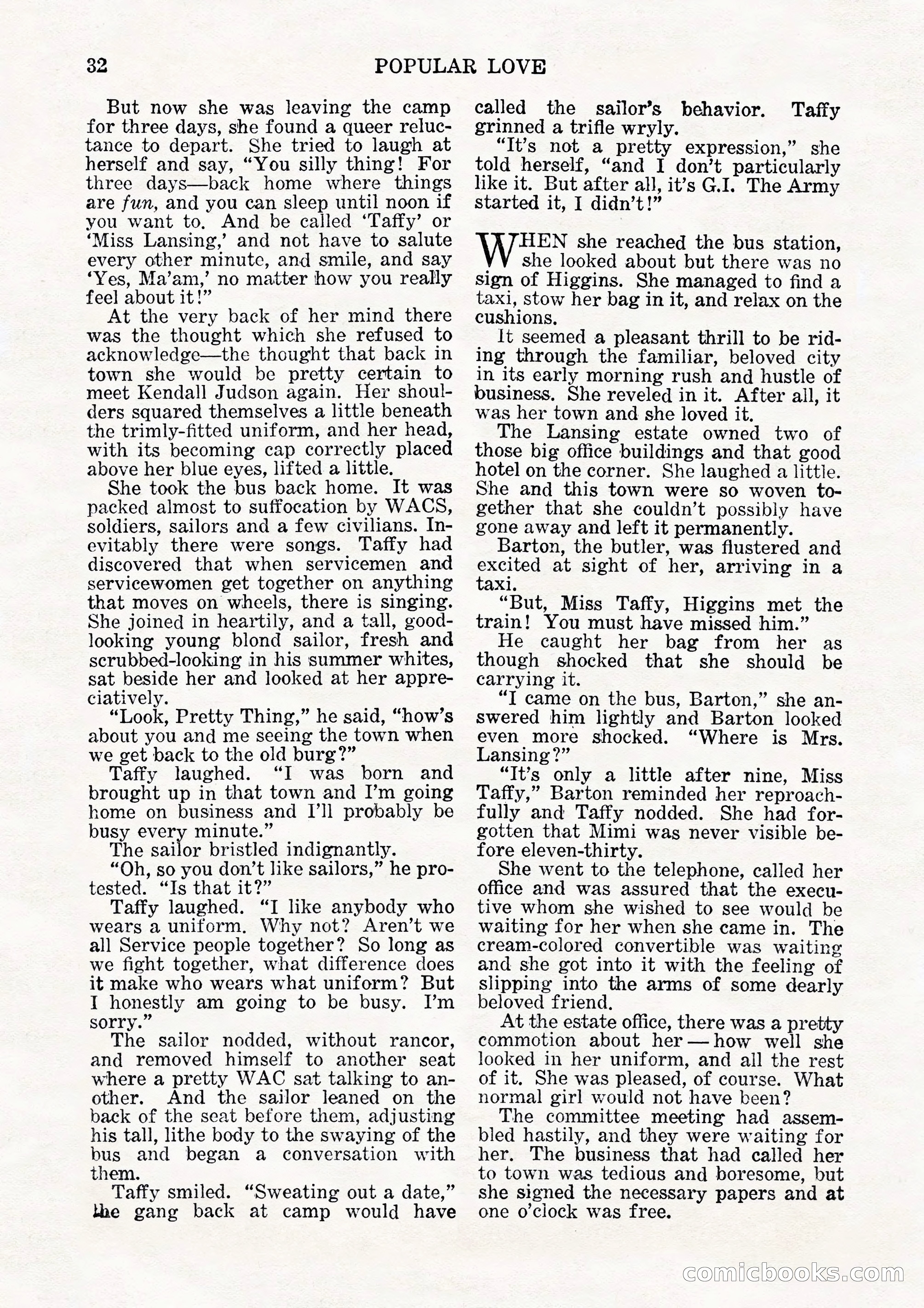 Popular Love, Vol. 15, No. 3 — page 32 of 100