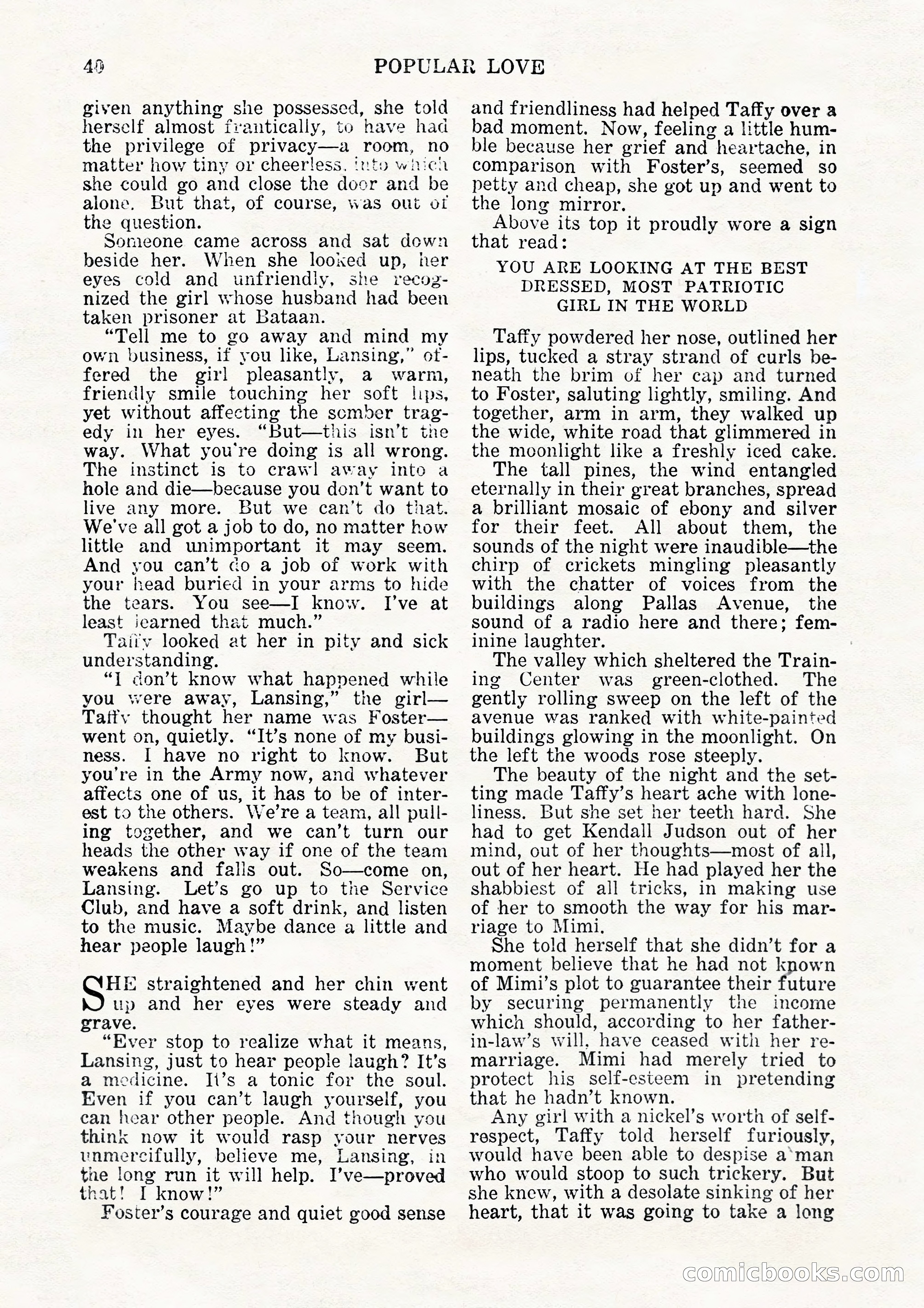 Popular Love, Vol. 15, No. 3 — page 40 of 100