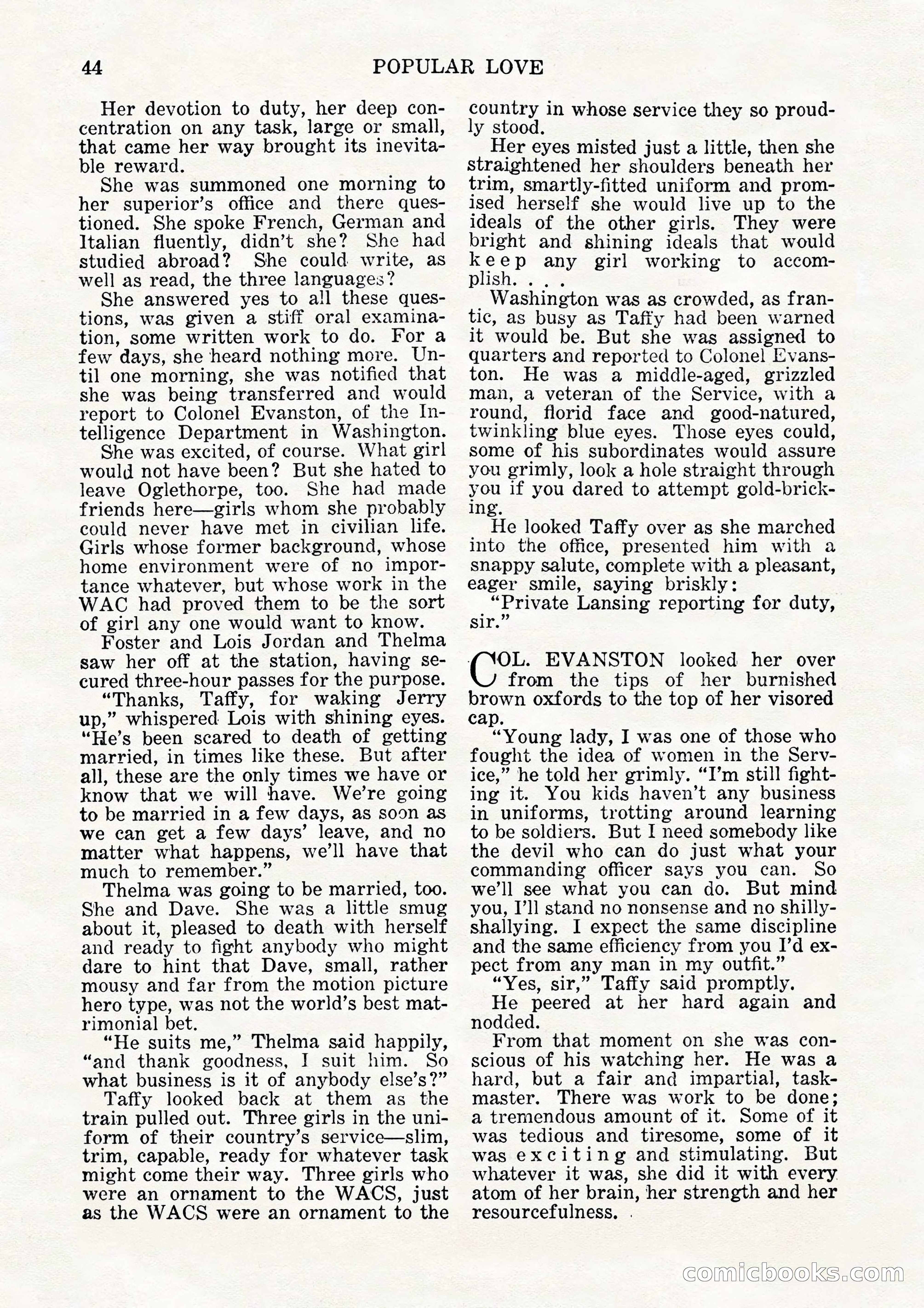 Popular Love, Vol. 15, No. 3 — page 44 of 100