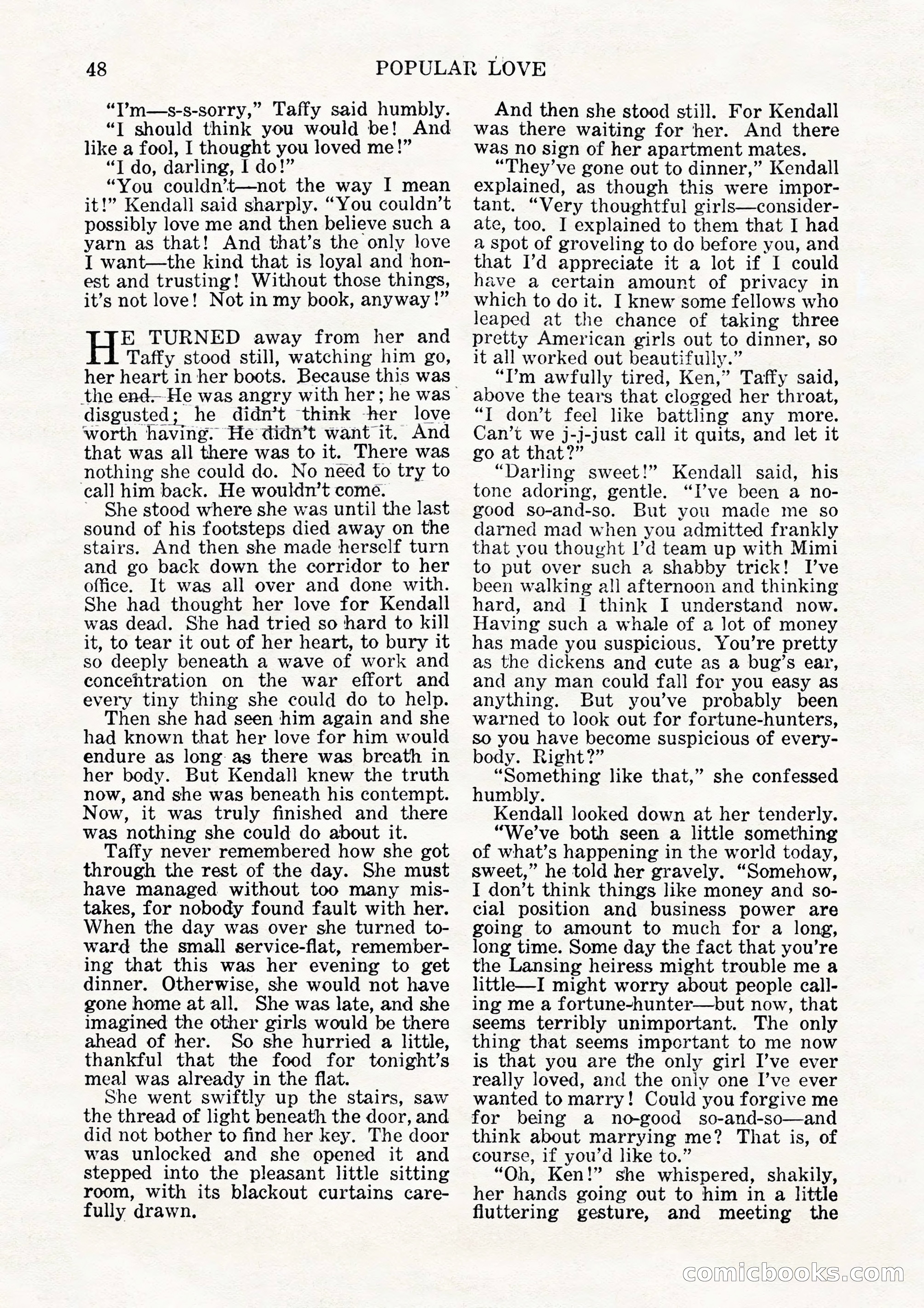 Popular Love, Vol. 15, No. 3 — page 48 of 100