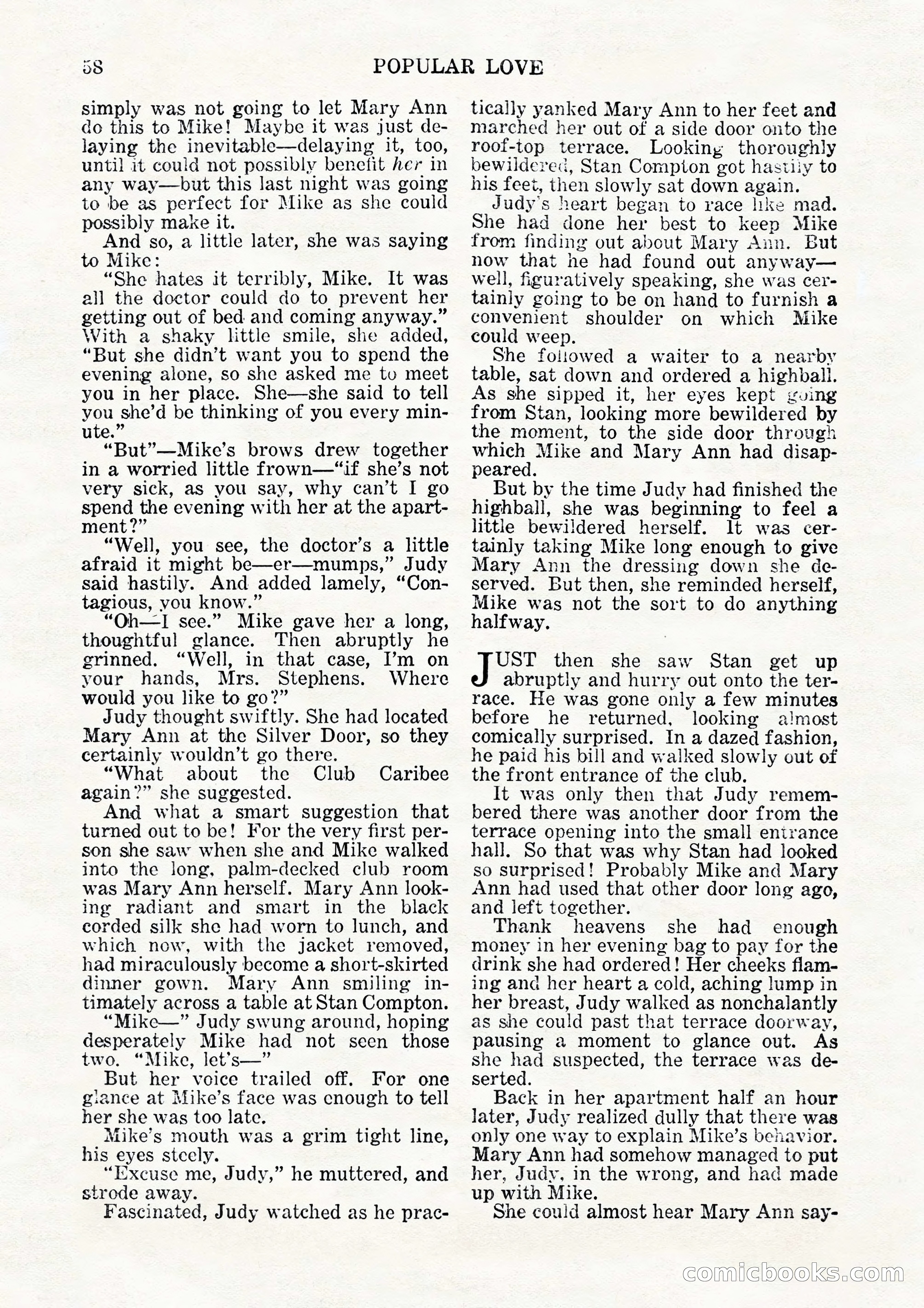 Popular Love, Vol. 15, No. 3 — page 58 of 100