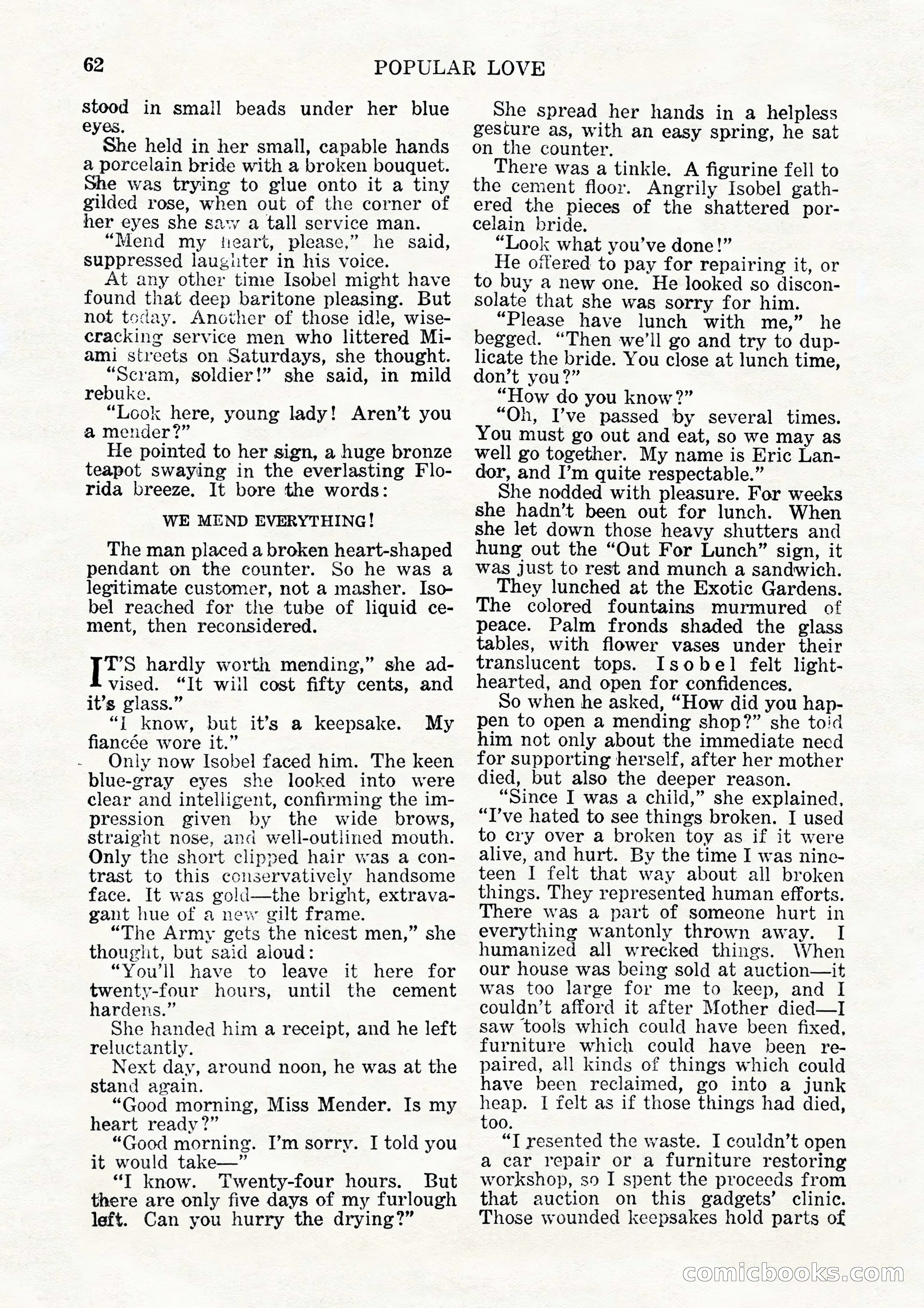 Popular Love, Vol. 15, No. 3 — page 62 of 100