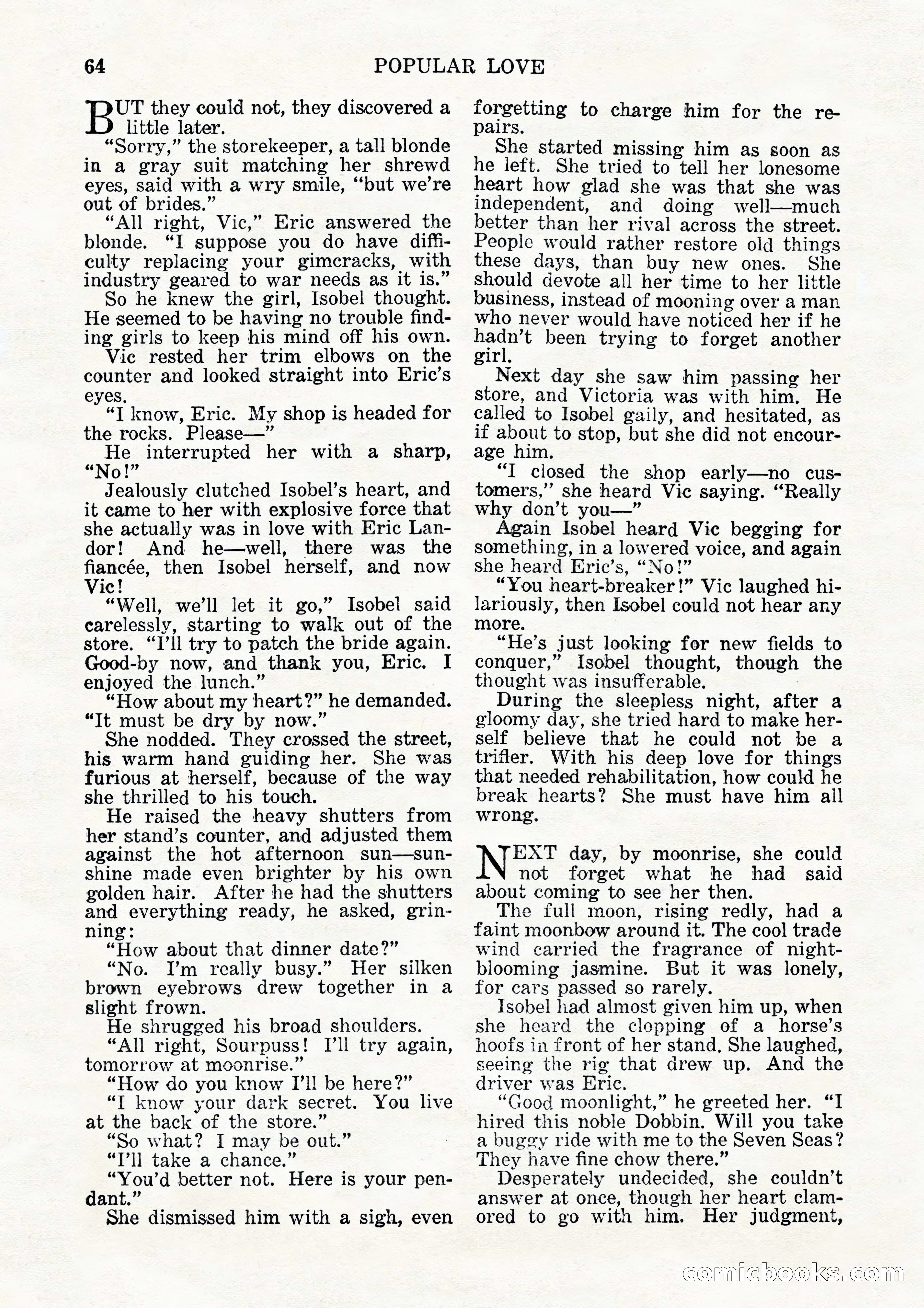 Popular Love, Vol. 15, No. 3 — page 64 of 100
