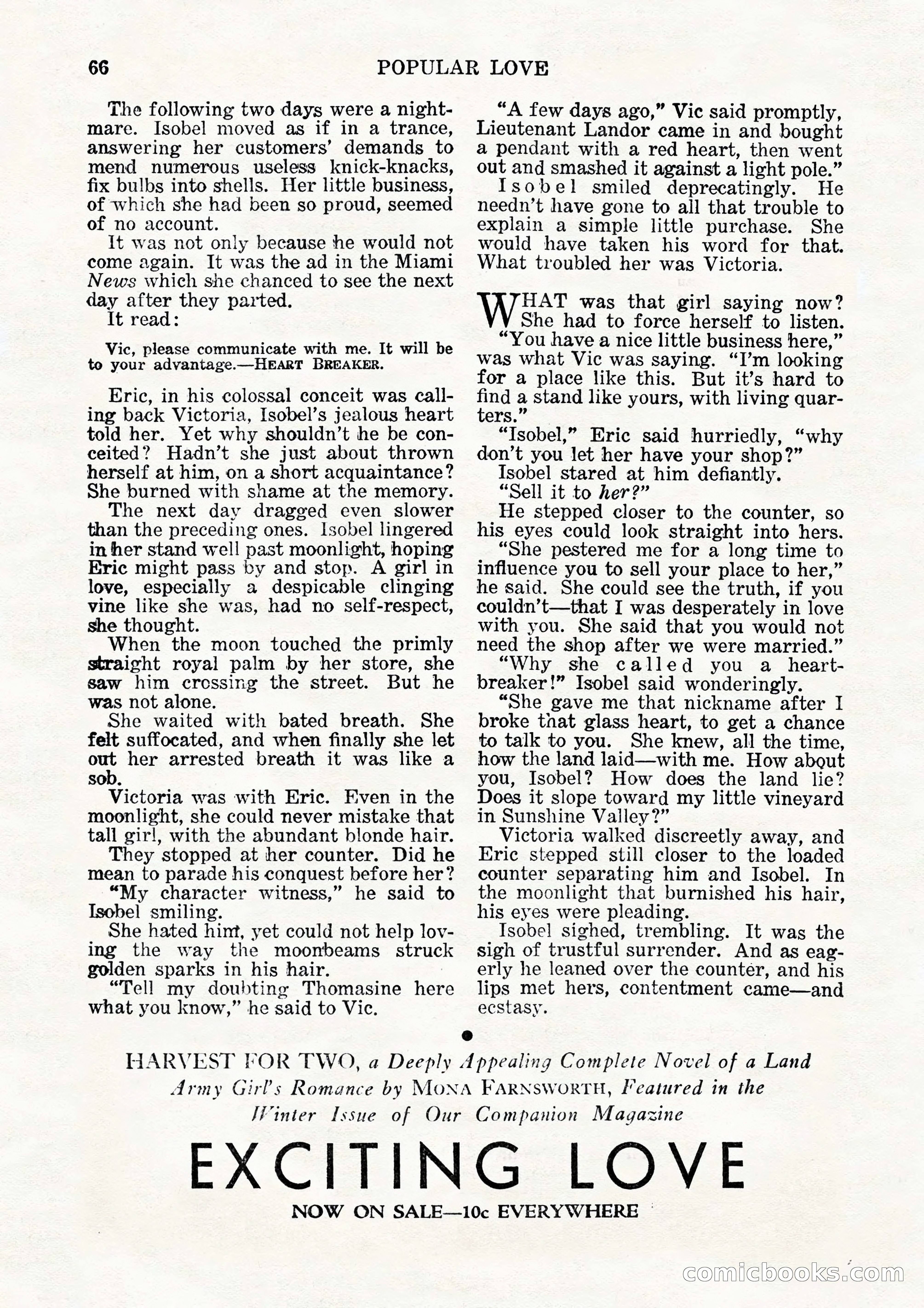 Popular Love, Vol. 15, No. 3 — page 66 of 100