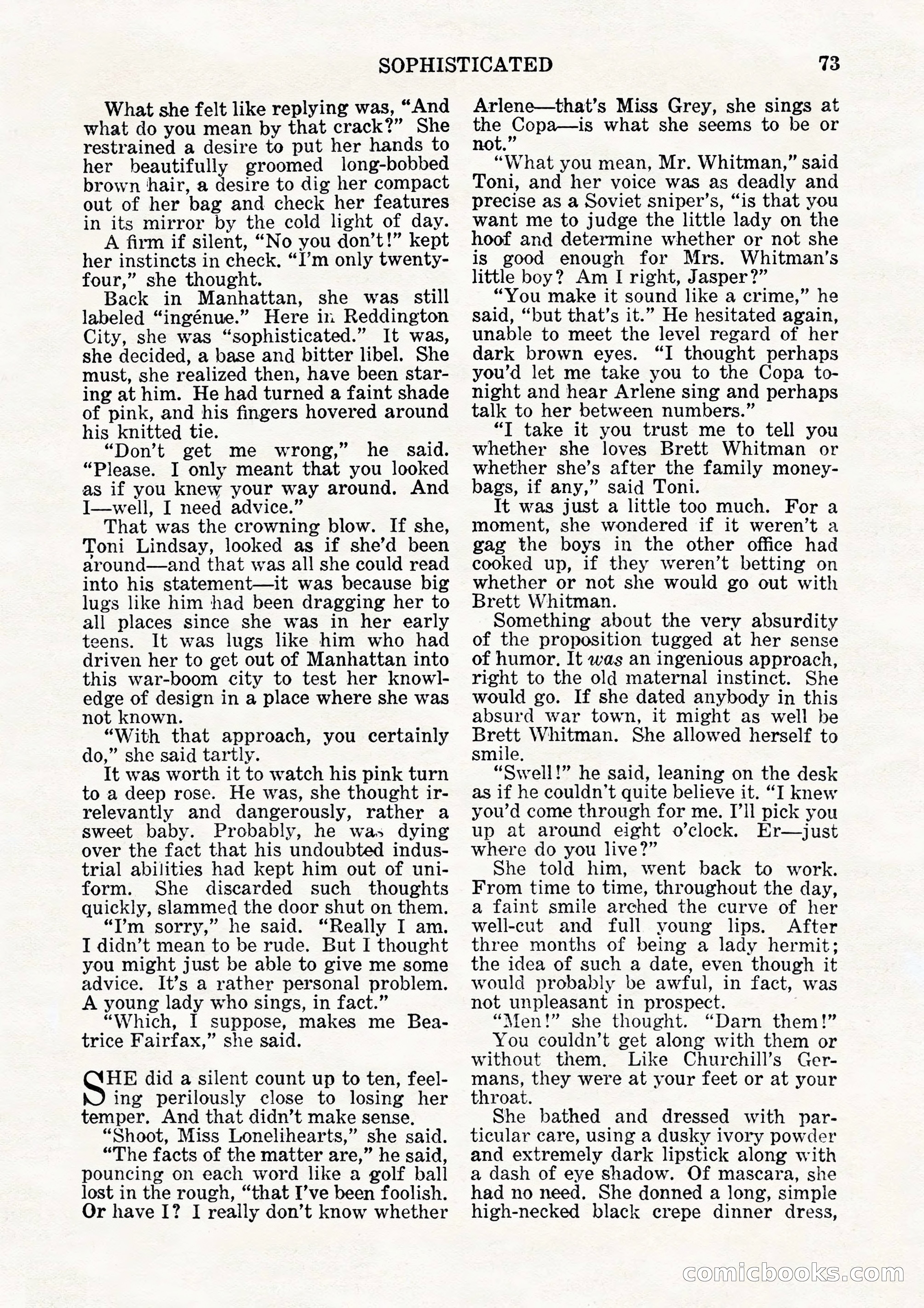 Popular Love, Vol. 15, No. 3 — page 73 of 100