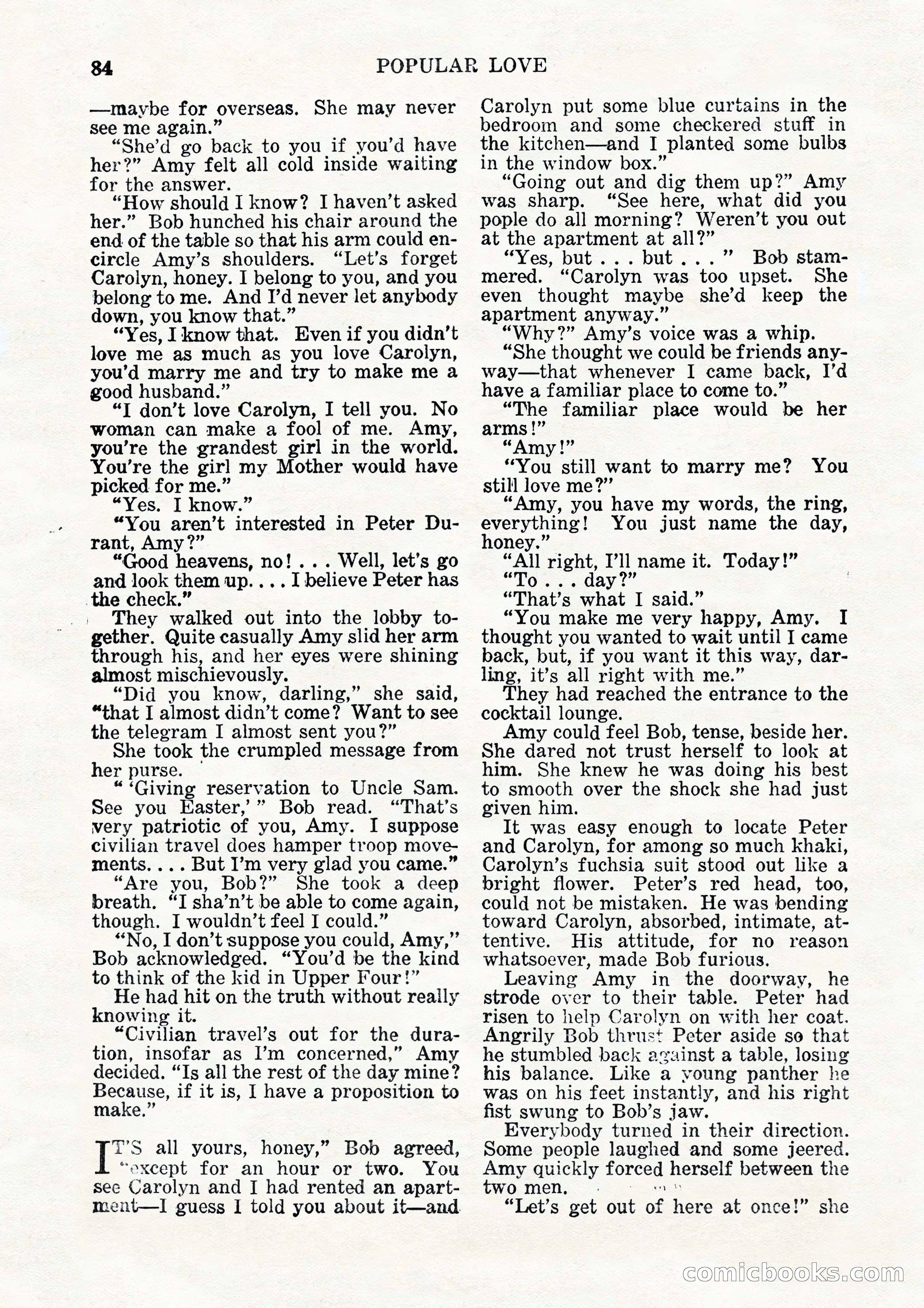 Popular Love, Vol. 15, No. 3 — page 84 of 100
