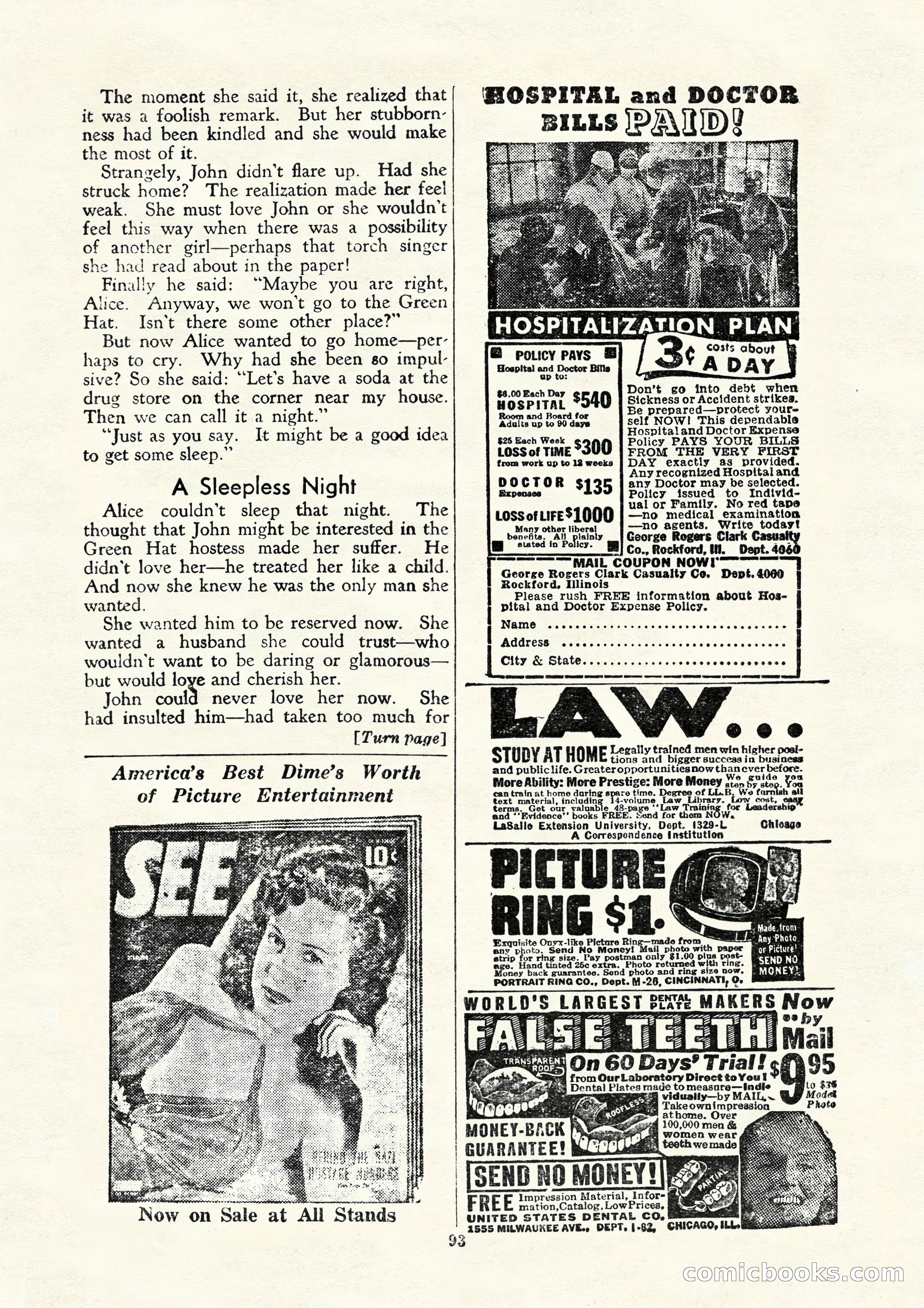 Popular Love, Vol. 15, No. 3 — page 93 of 100