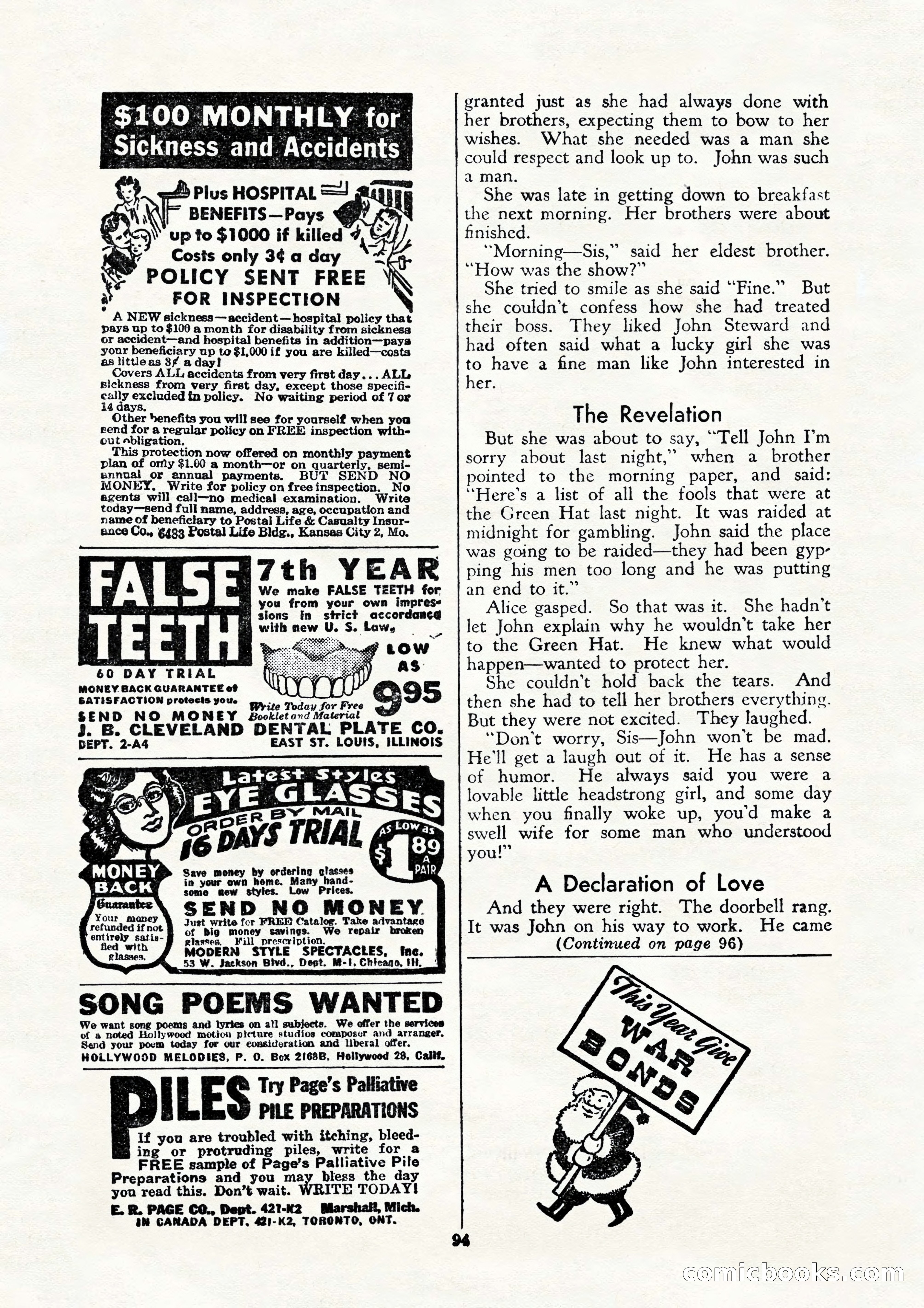 Popular Love, Vol. 15, No. 3 — page 94 of 100