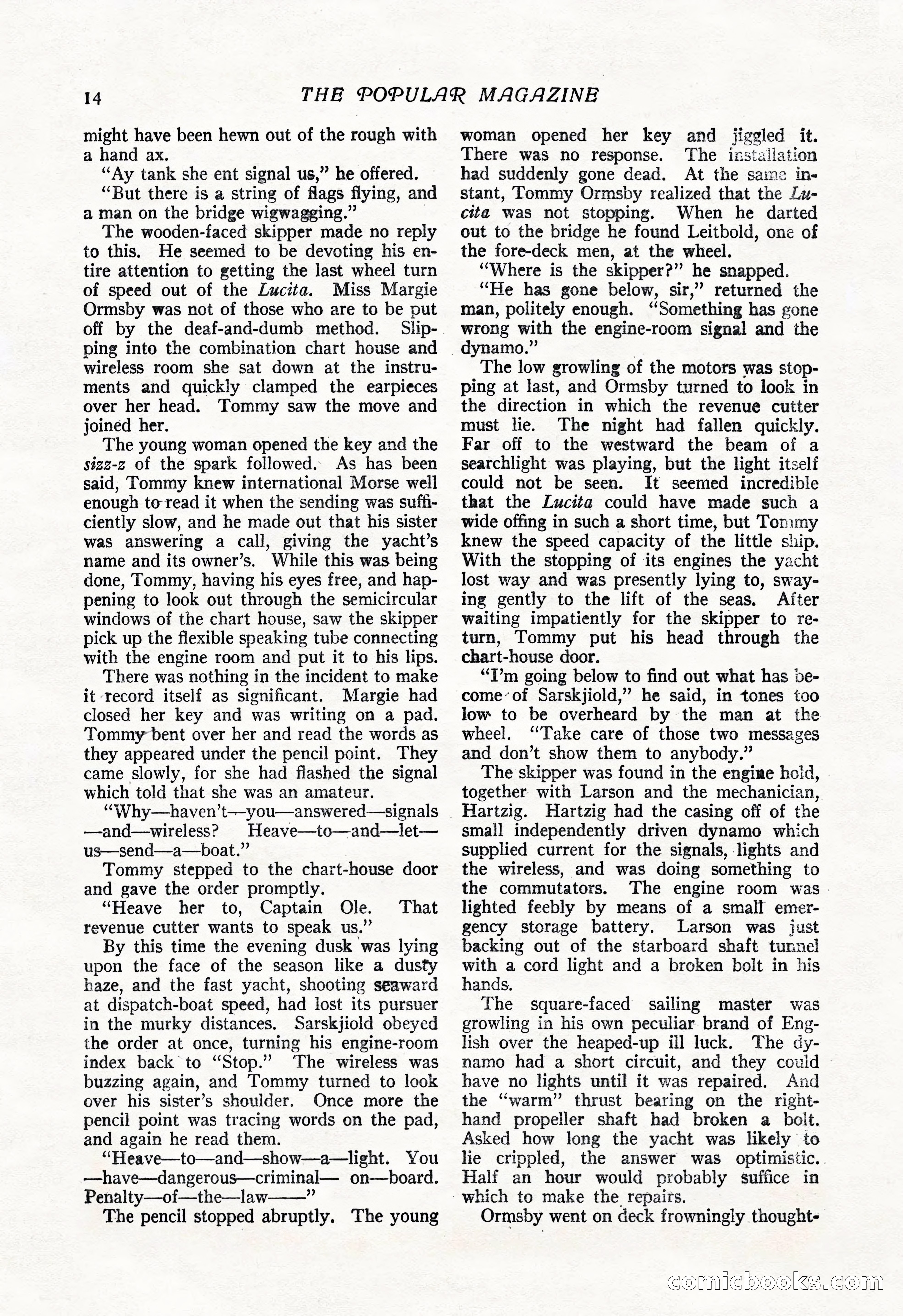 The Popular Magazine, Vol. 50, No. 3 — page 20 of 202
