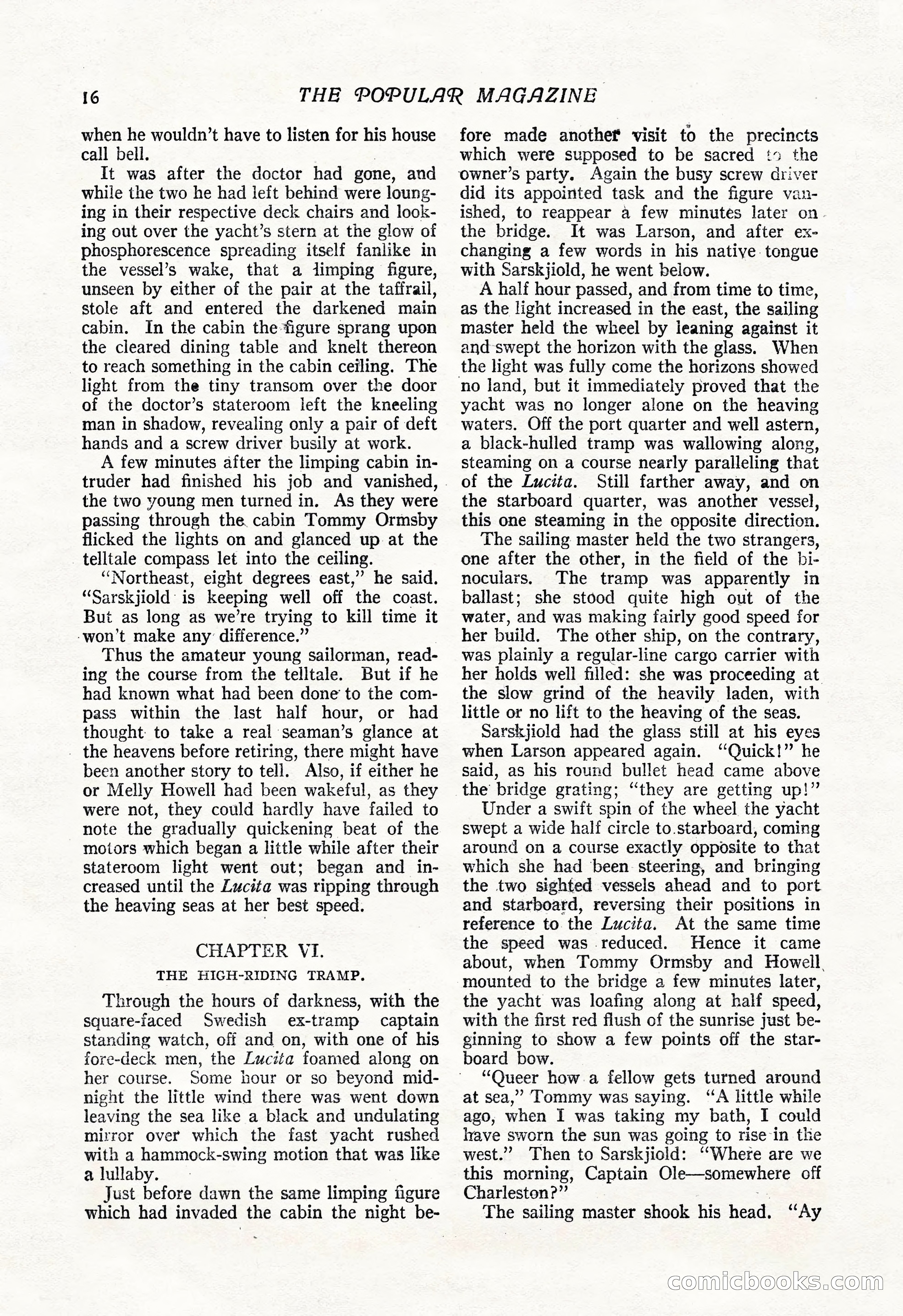 The Popular Magazine, Vol. 50, No. 3 — page 22 of 202