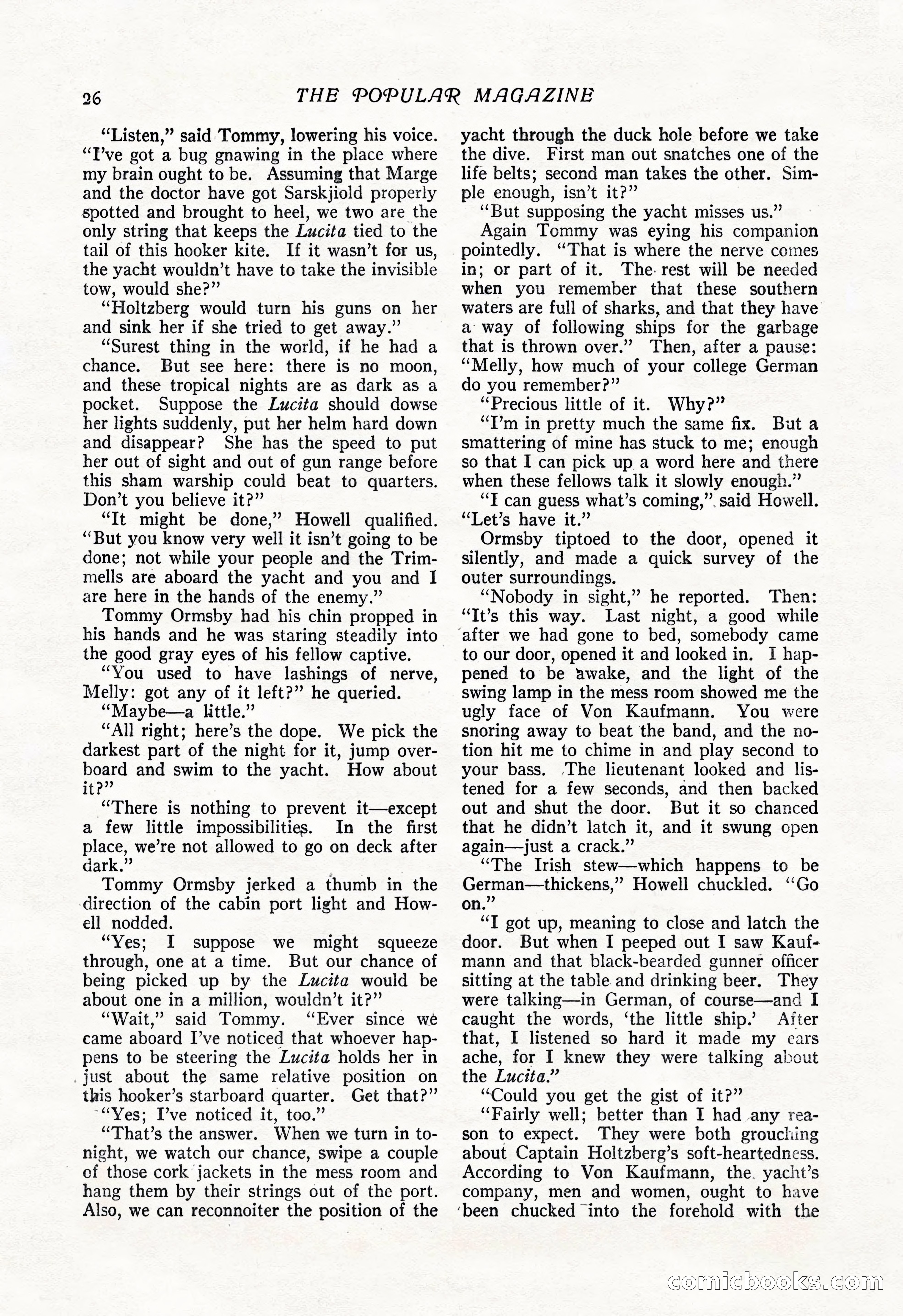 The Popular Magazine, Vol. 50, No. 3 — page 32 of 202