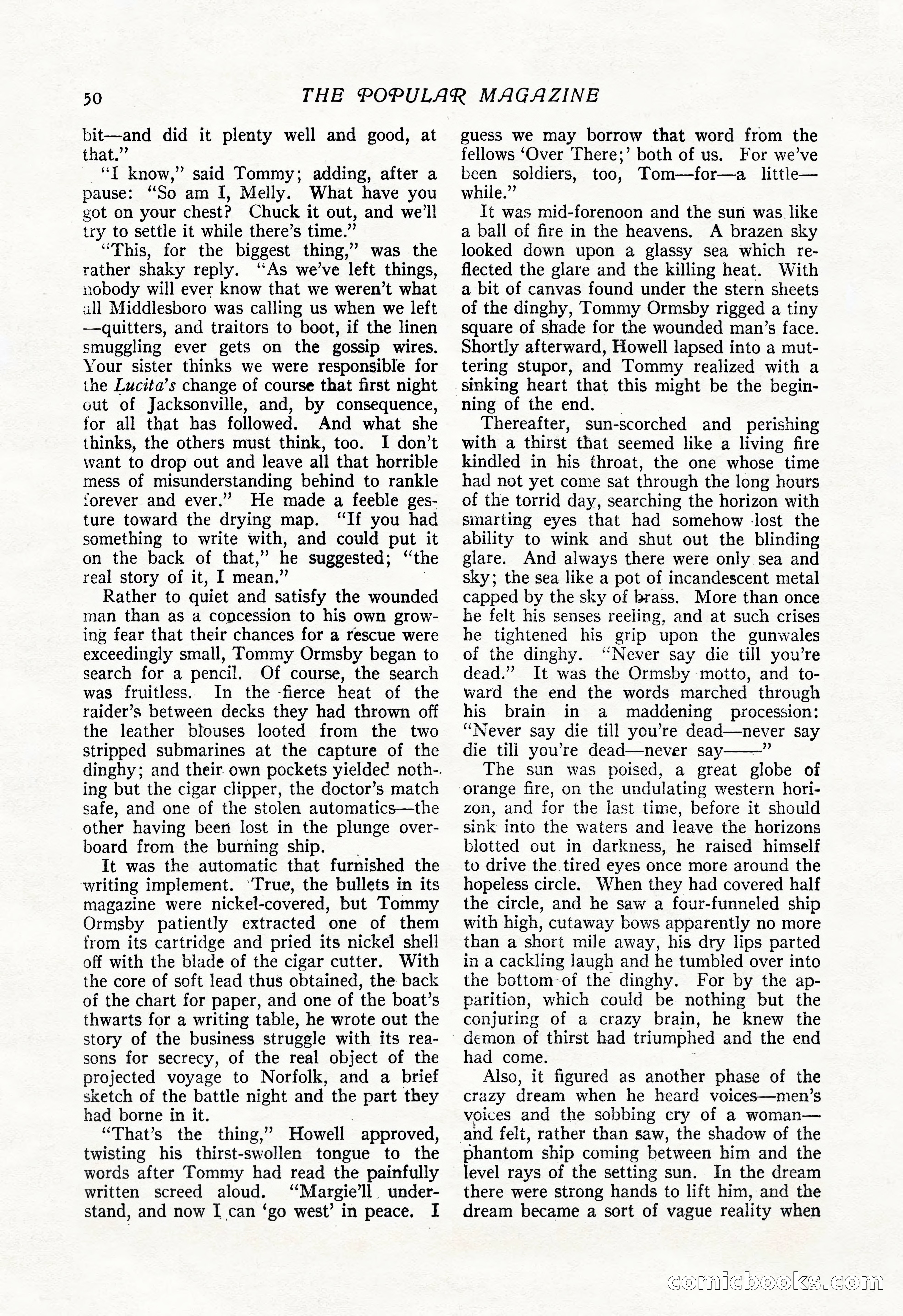 The Popular Magazine, Vol. 50, No. 3 — page 56 of 202