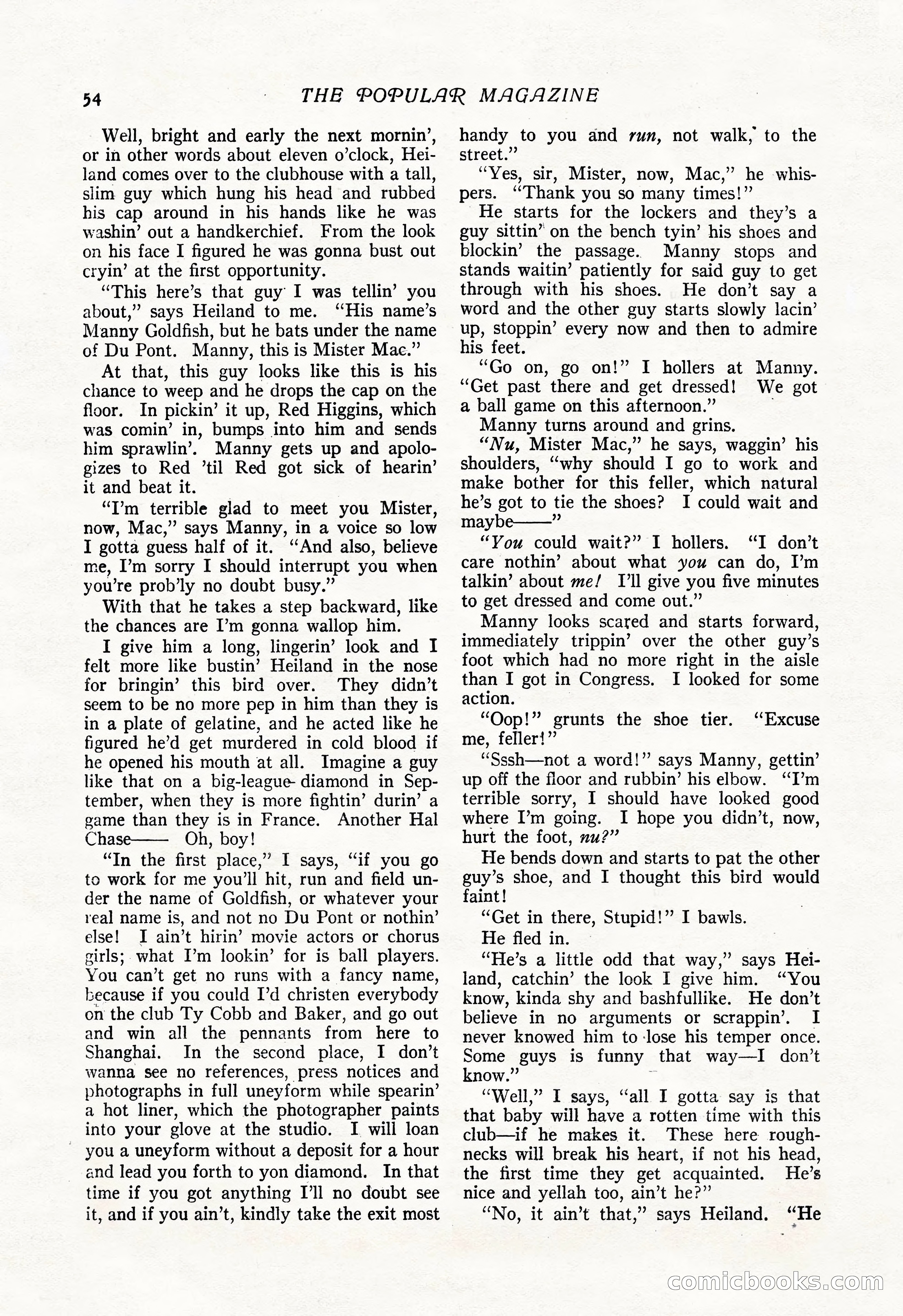 The Popular Magazine, Vol. 50, No. 3 — page 60 of 202
