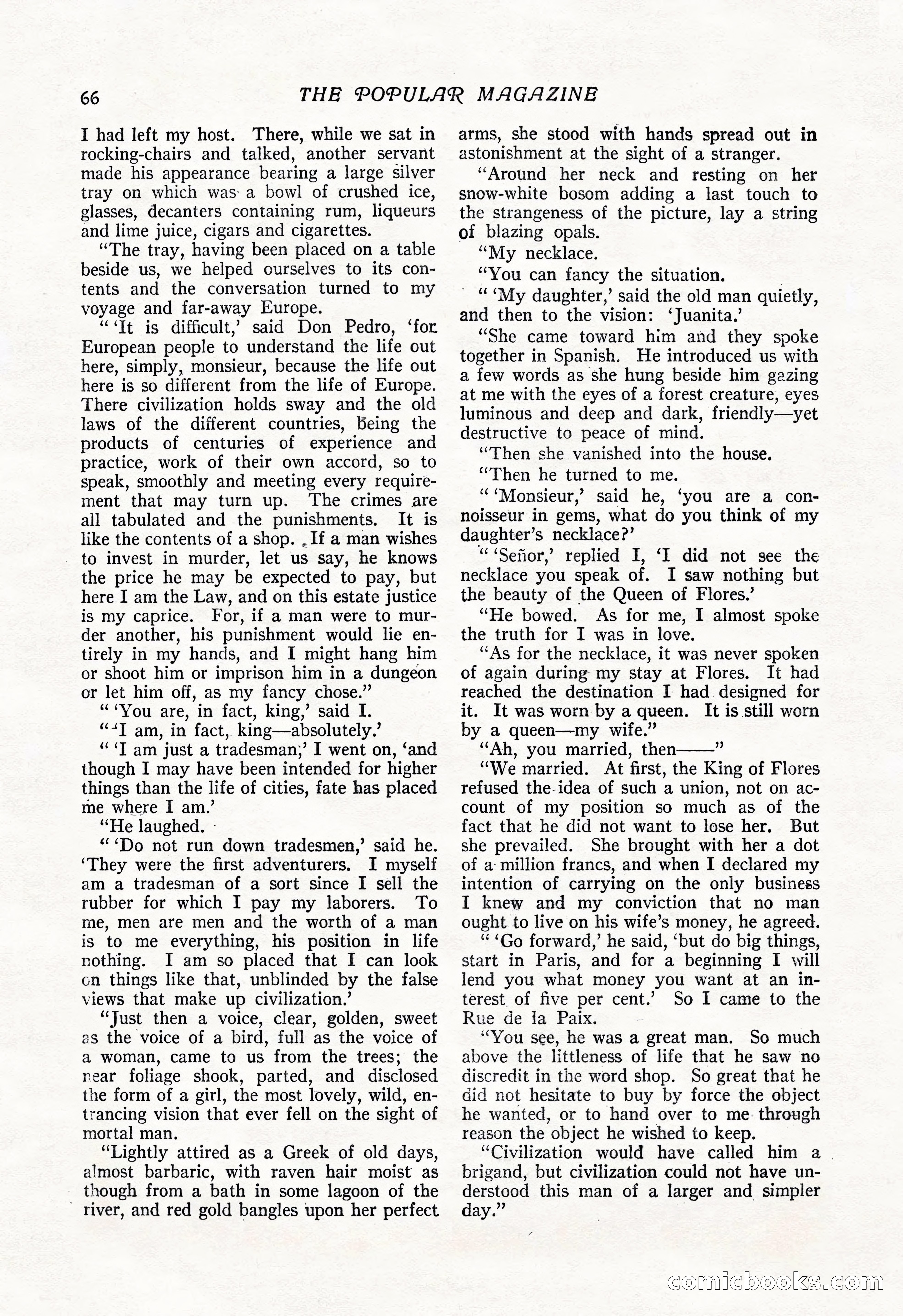 The Popular Magazine, Vol. 50, No. 3 — page 72 of 202