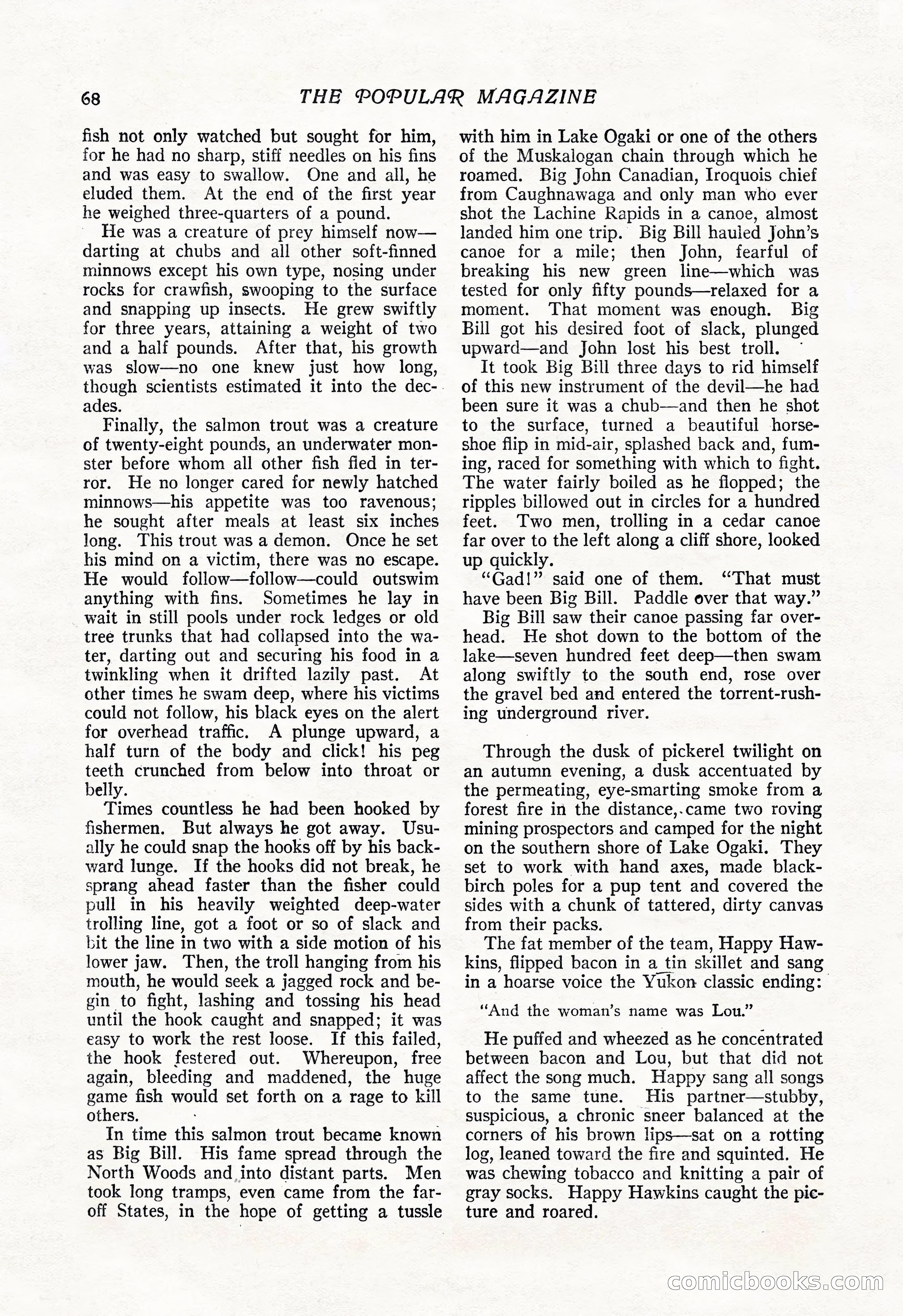 The Popular Magazine, Vol. 50, No. 3 — page 74 of 202