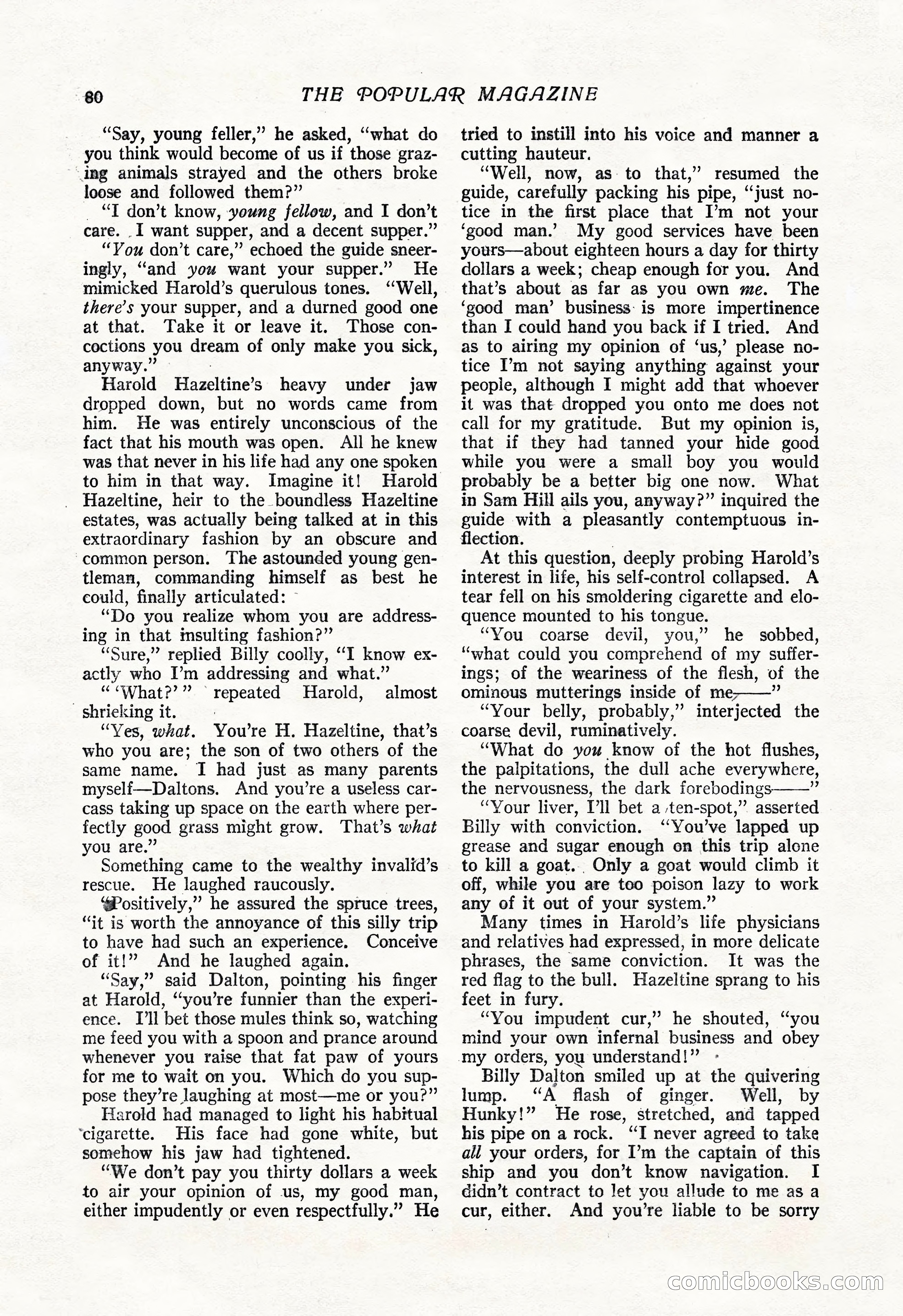 The Popular Magazine, Vol. 50, No. 3 — page 86 of 202