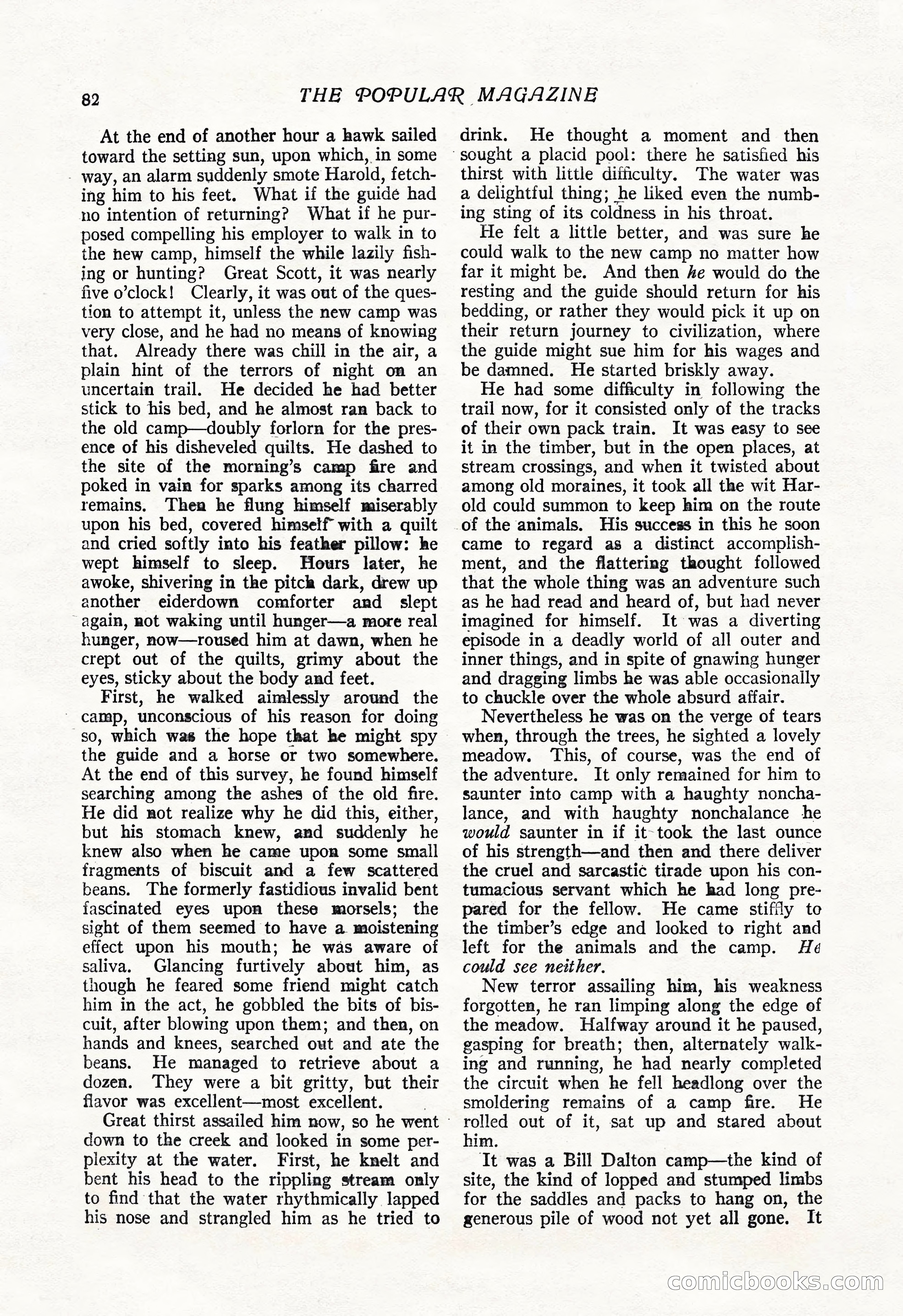 The Popular Magazine, Vol. 50, No. 3 — page 88 of 202