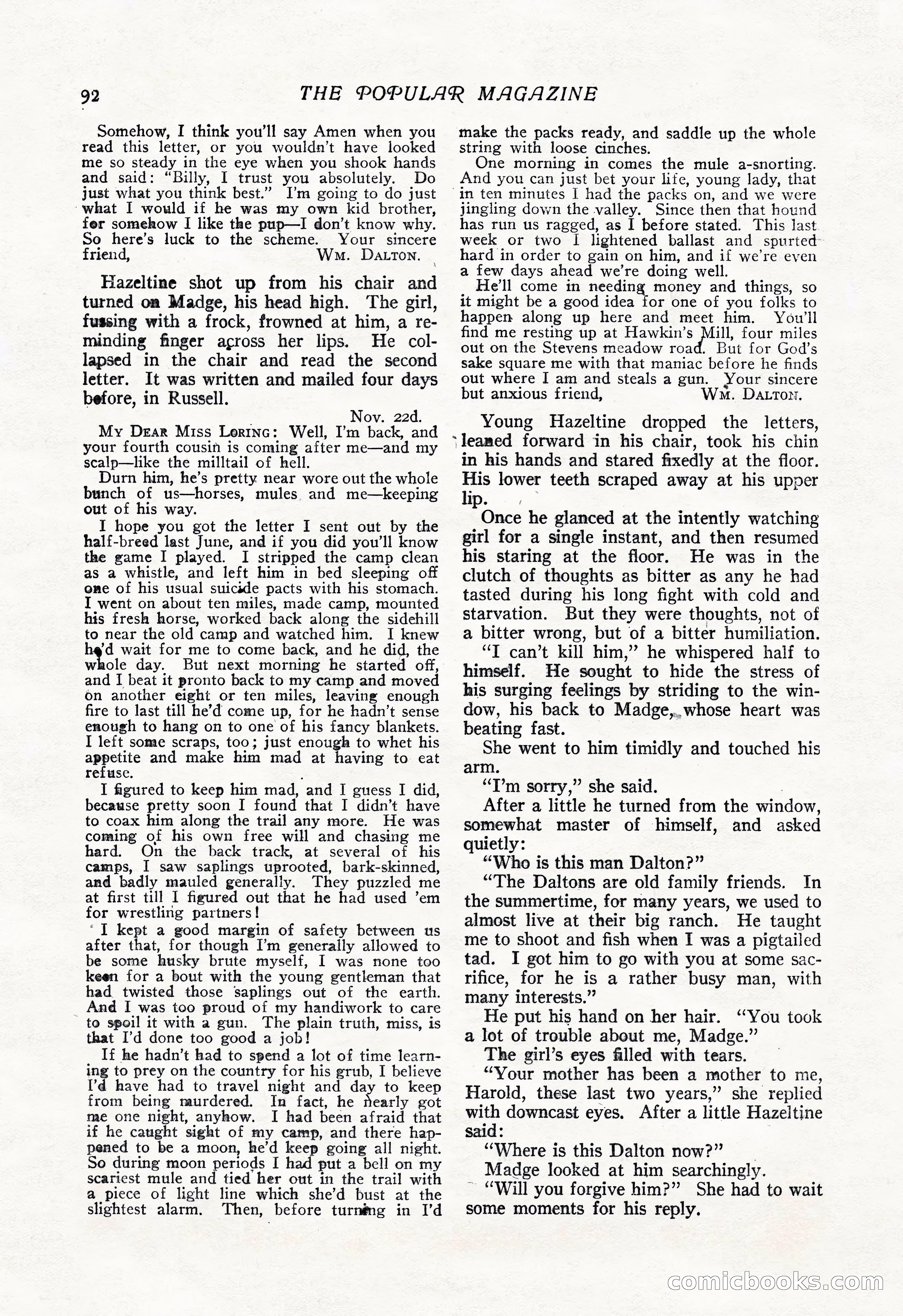 The Popular Magazine, Vol. 50, No. 3 — page 98 of 202