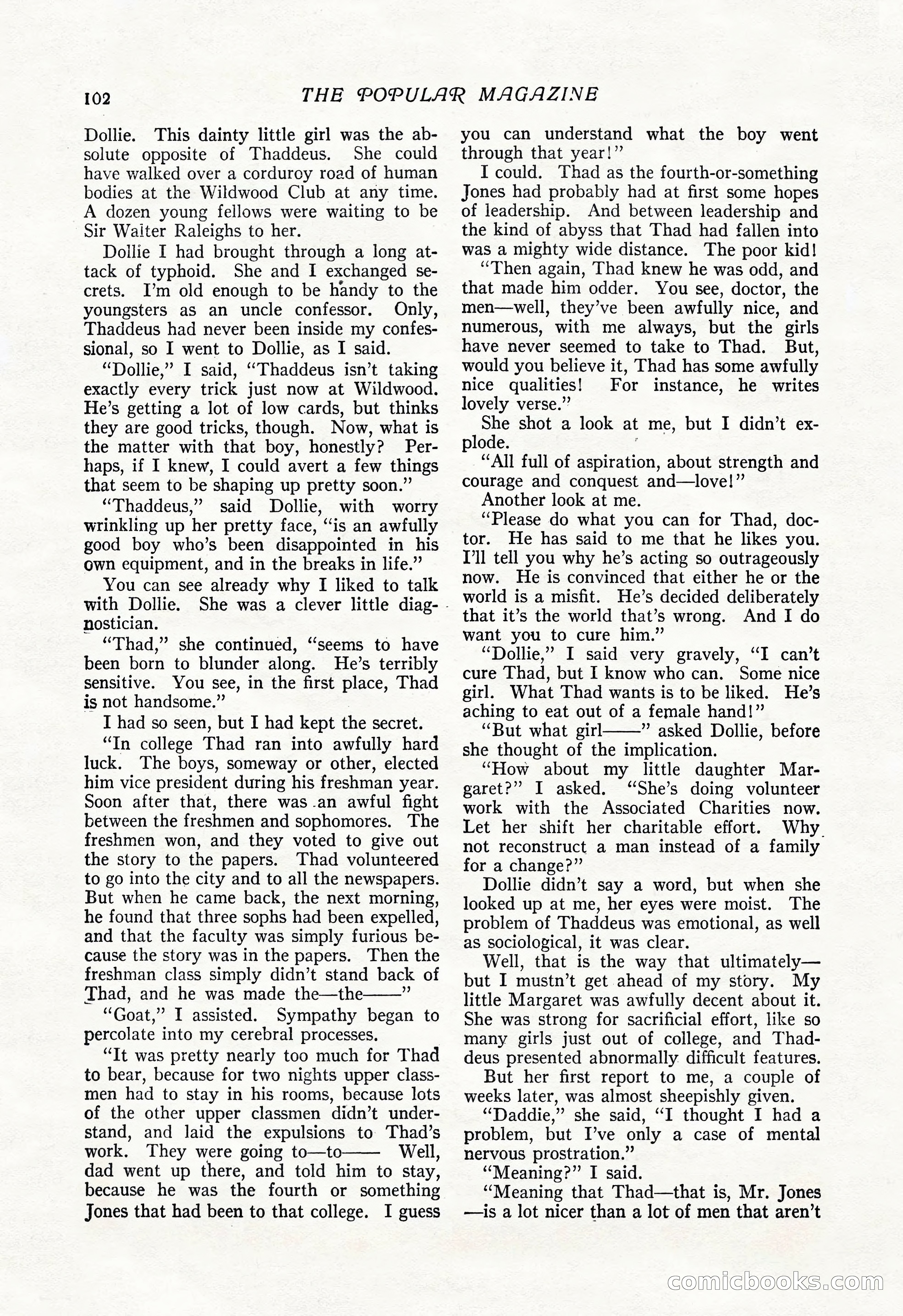The Popular Magazine, Vol. 50, No. 3 — page 108 of 202
