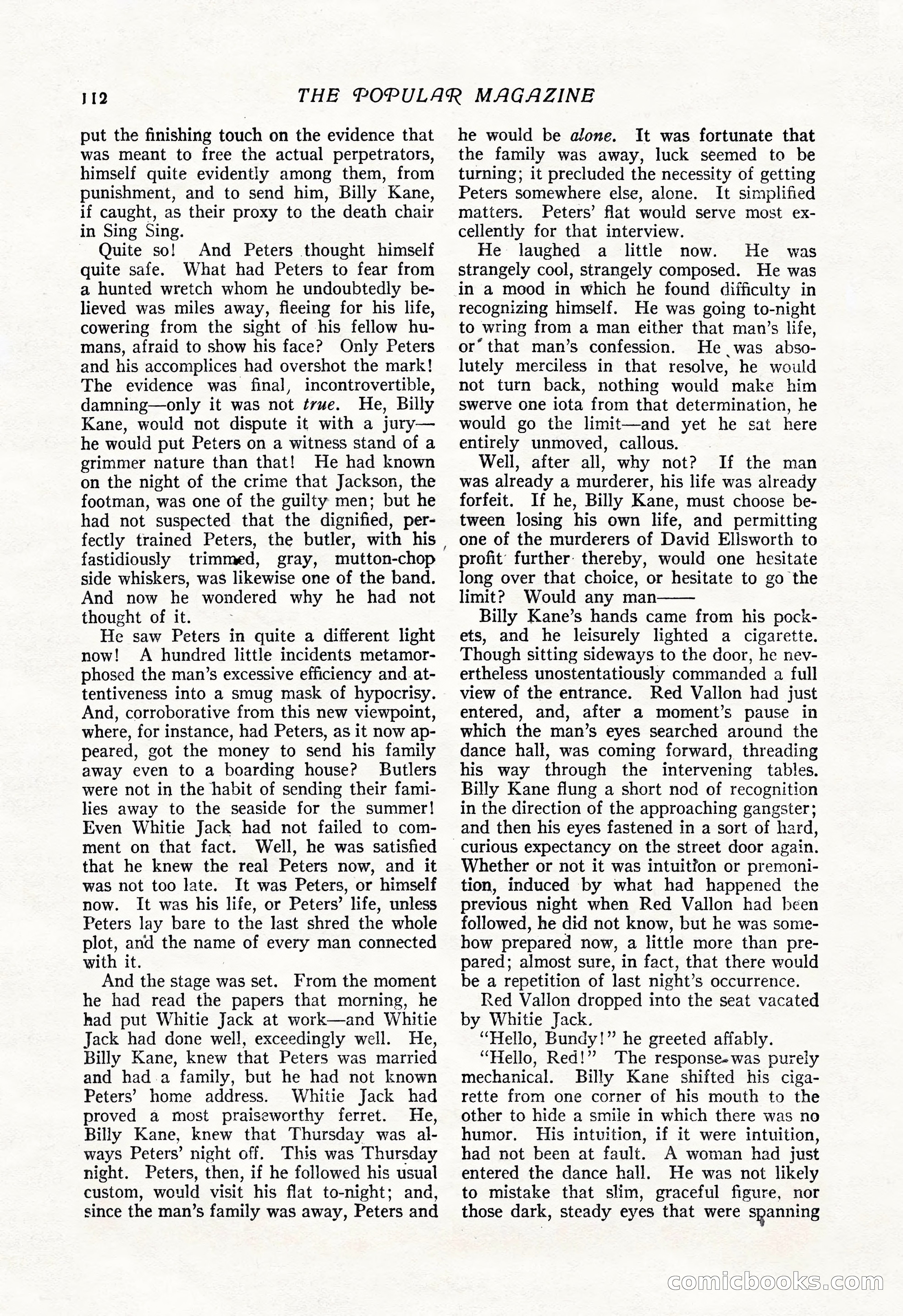 The Popular Magazine, Vol. 50, No. 3 — page 118 of 202