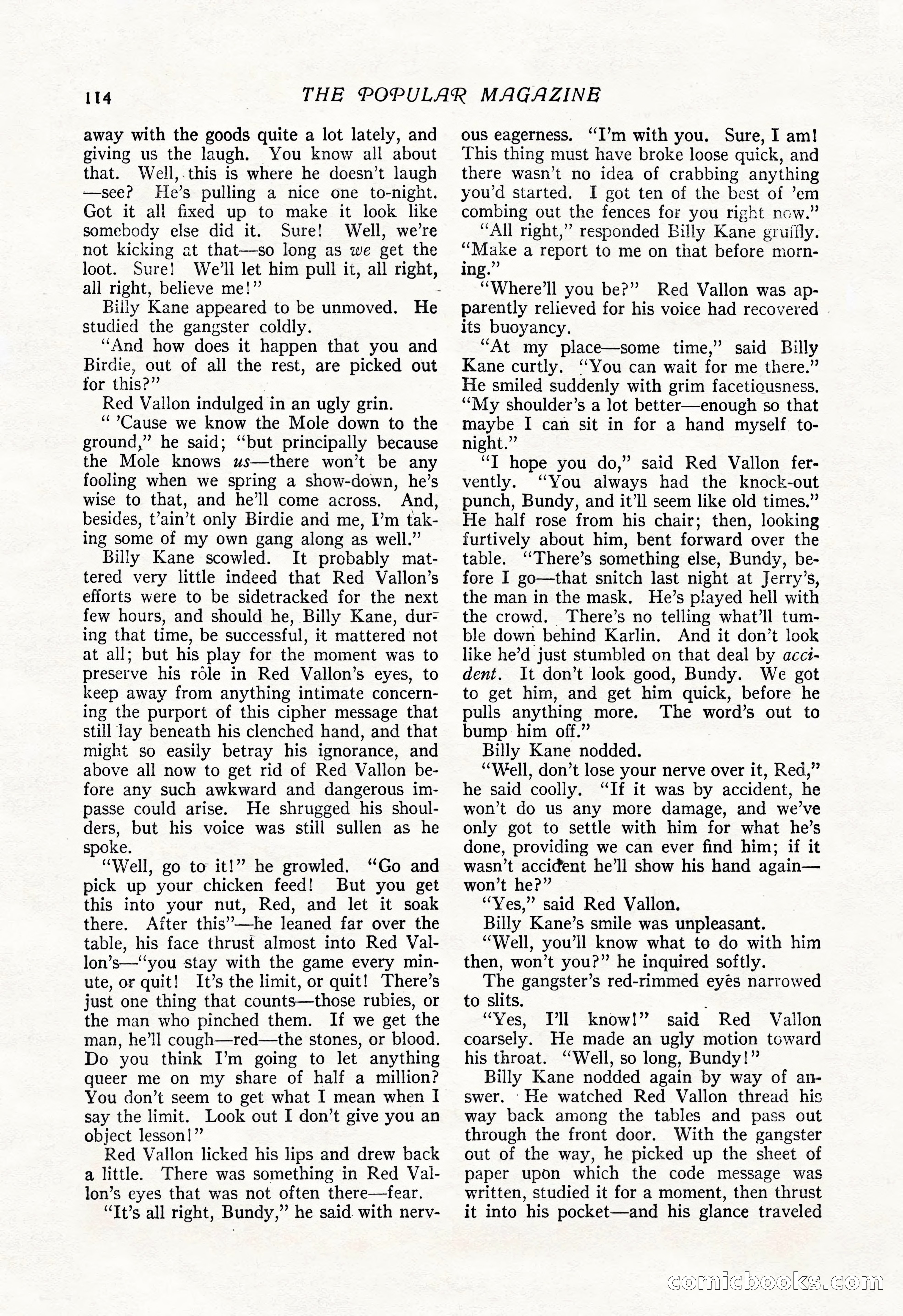 The Popular Magazine, Vol. 50, No. 3 — page 120 of 202