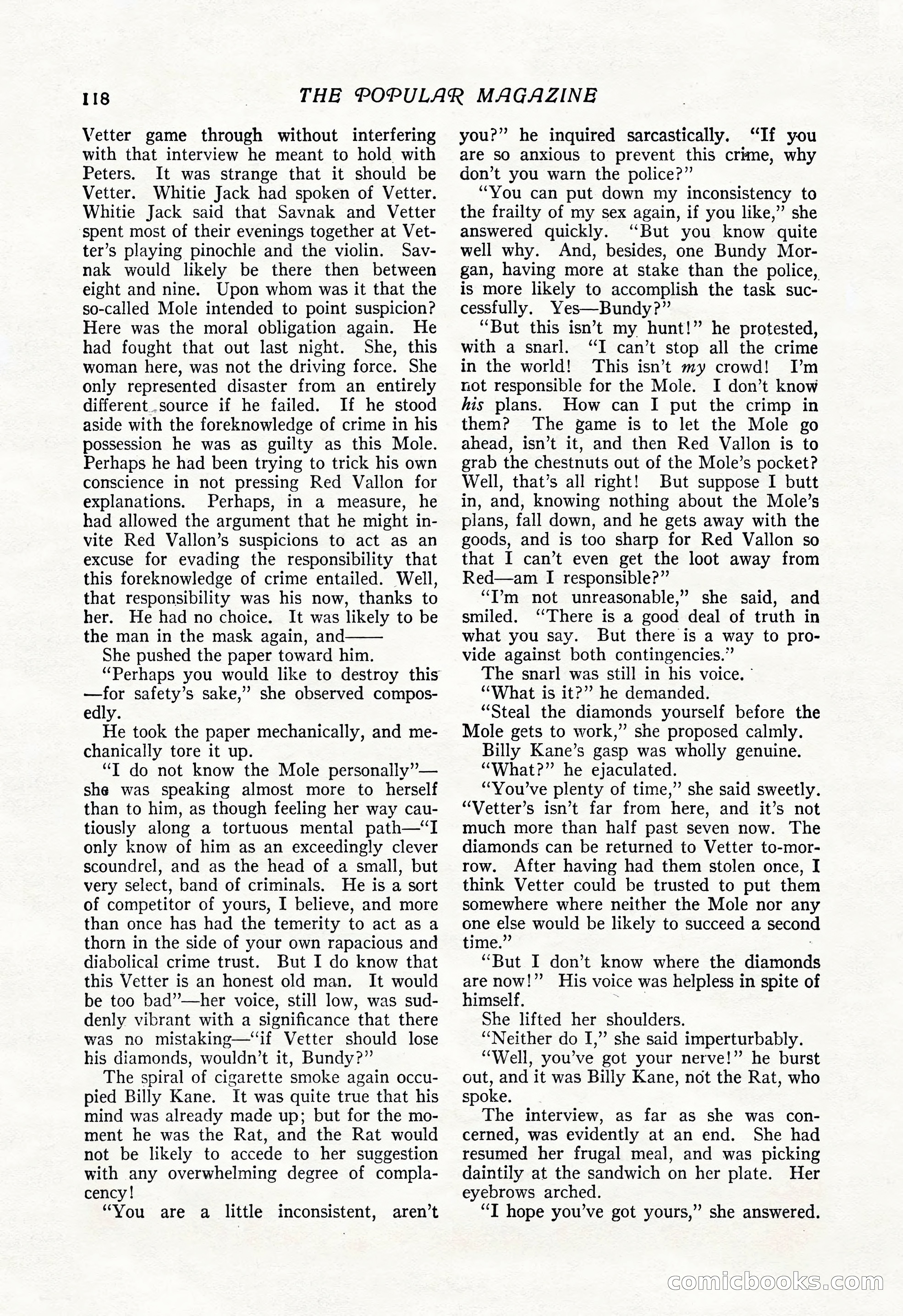 The Popular Magazine, Vol. 50, No. 3 — page 124 of 202