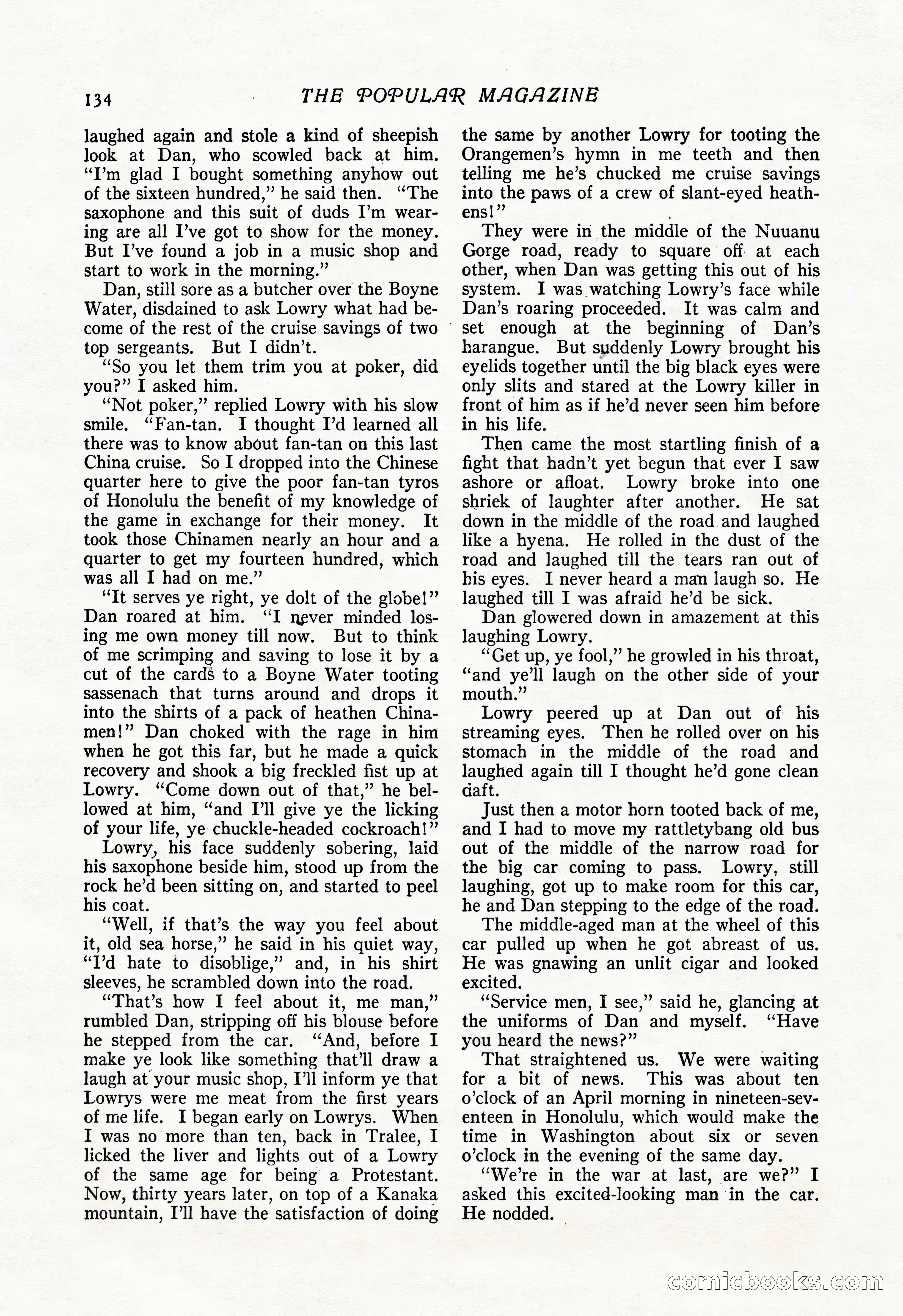 The Popular Magazine, Vol. 50, No. 3 — page 140 of 202