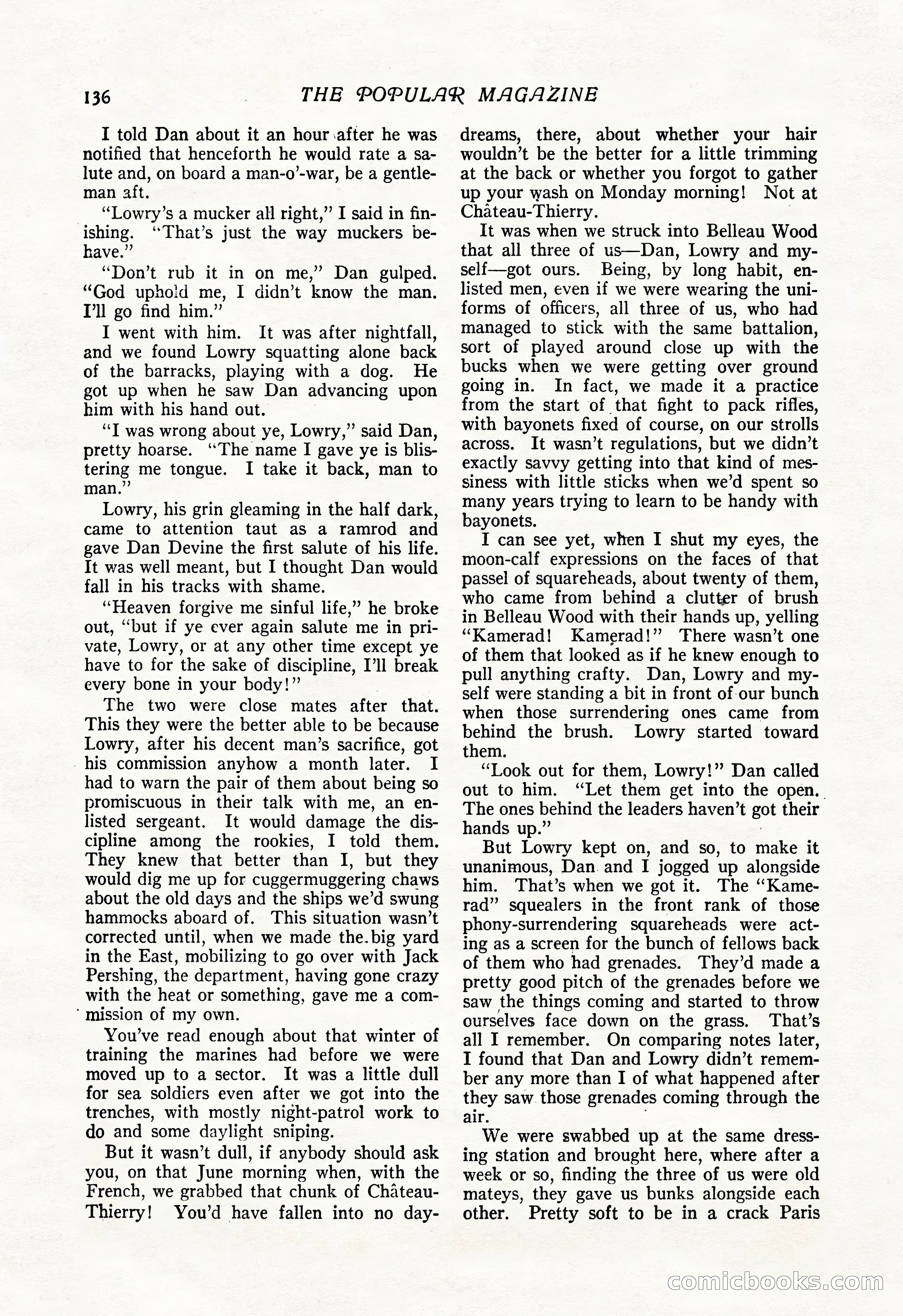 The Popular Magazine, Vol. 50, No. 3 — page 142 of 202