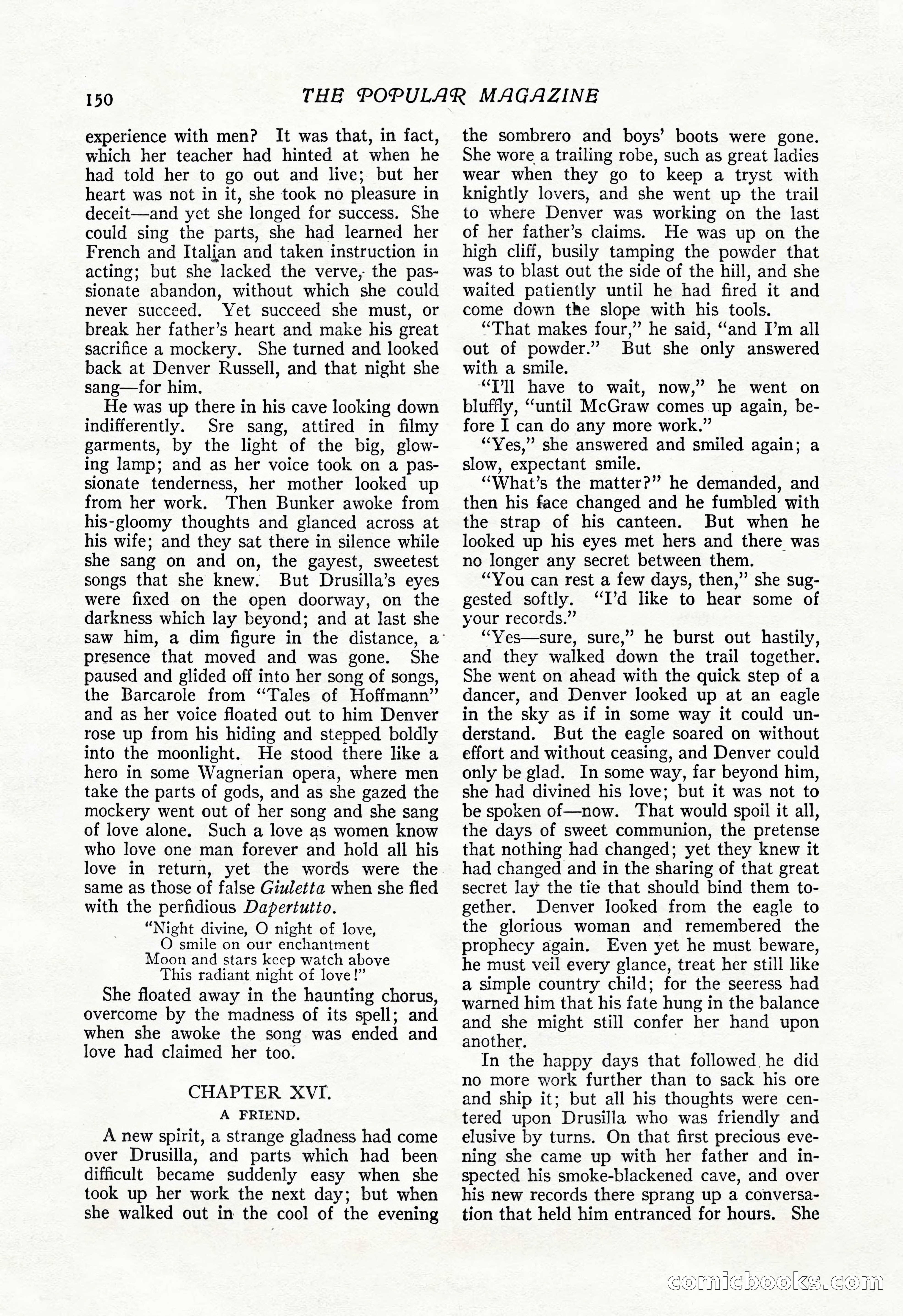 The Popular Magazine, Vol. 50, No. 3 — page 156 of 202