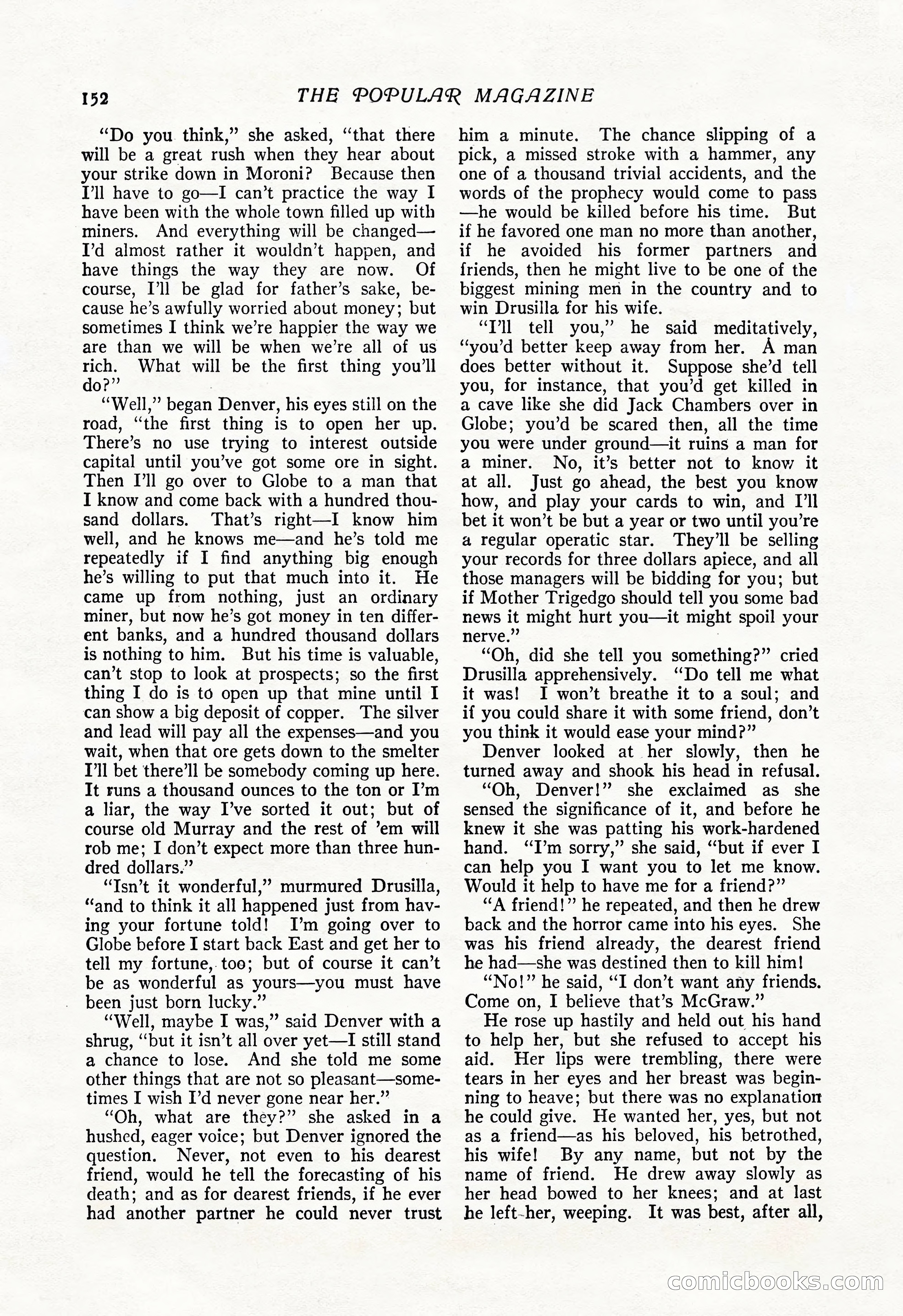 The Popular Magazine, Vol. 50, No. 3 — page 158 of 202