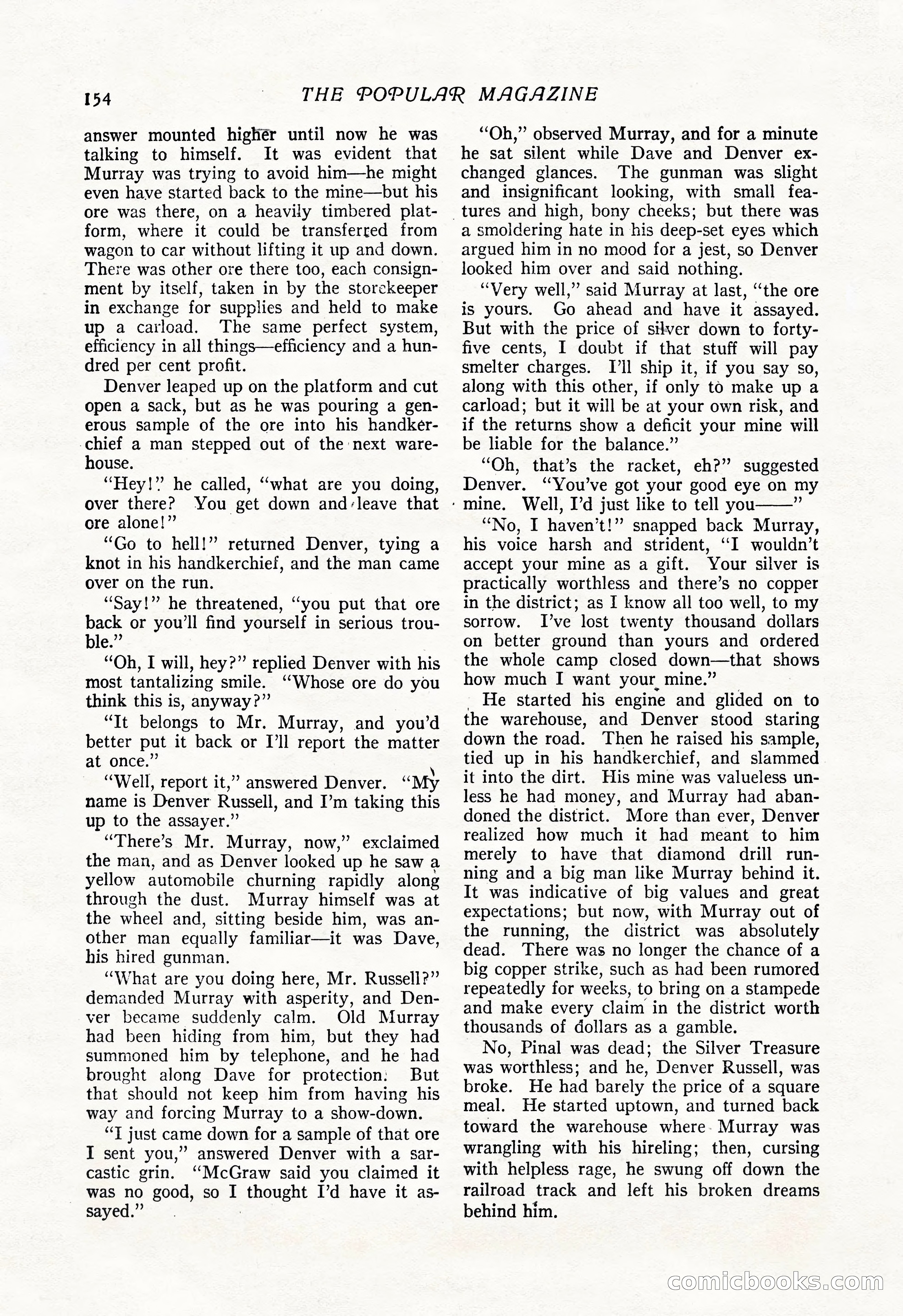 The Popular Magazine, Vol. 50, No. 3 — page 160 of 202