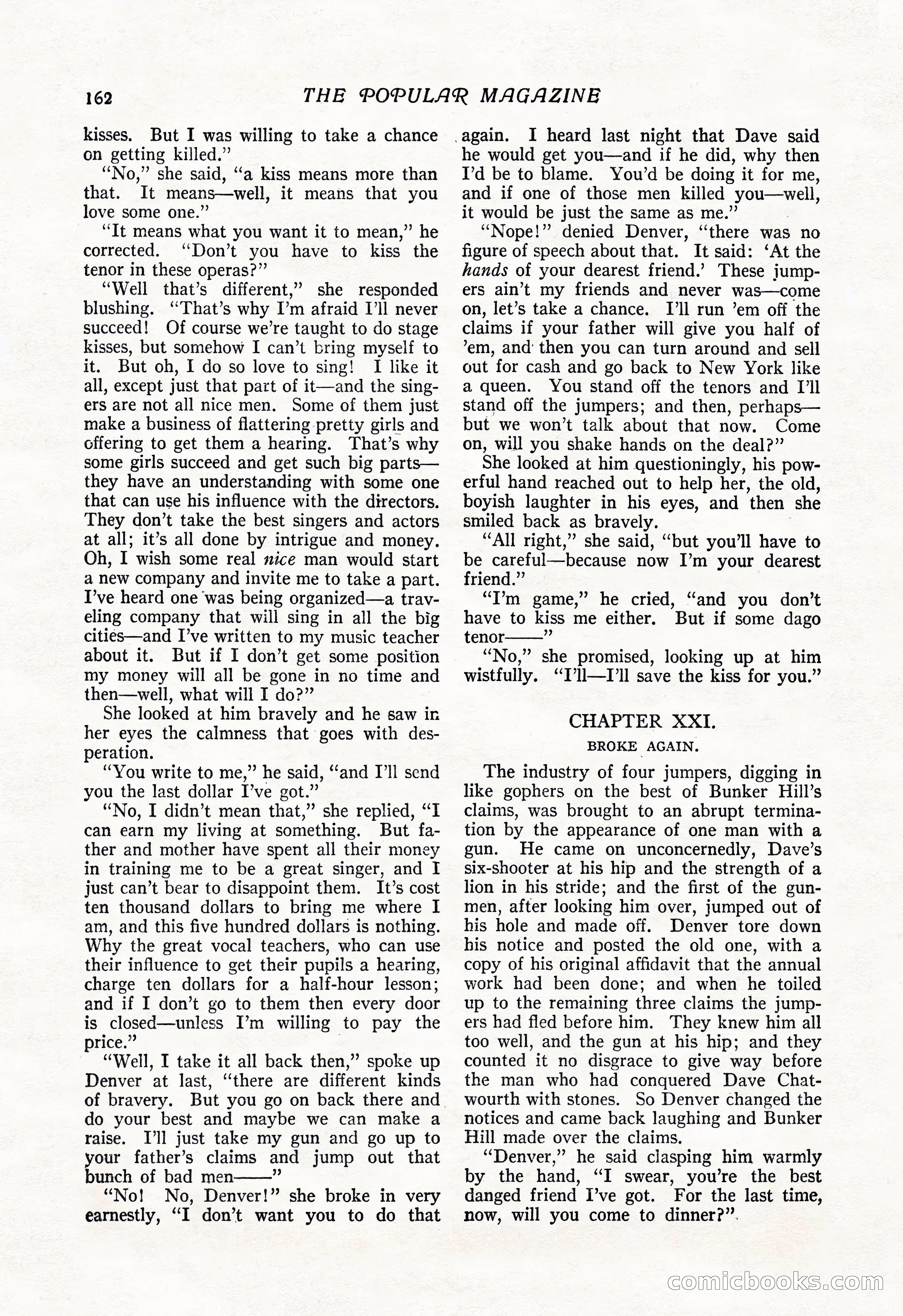 The Popular Magazine, Vol. 50, No. 3 — page 168 of 202