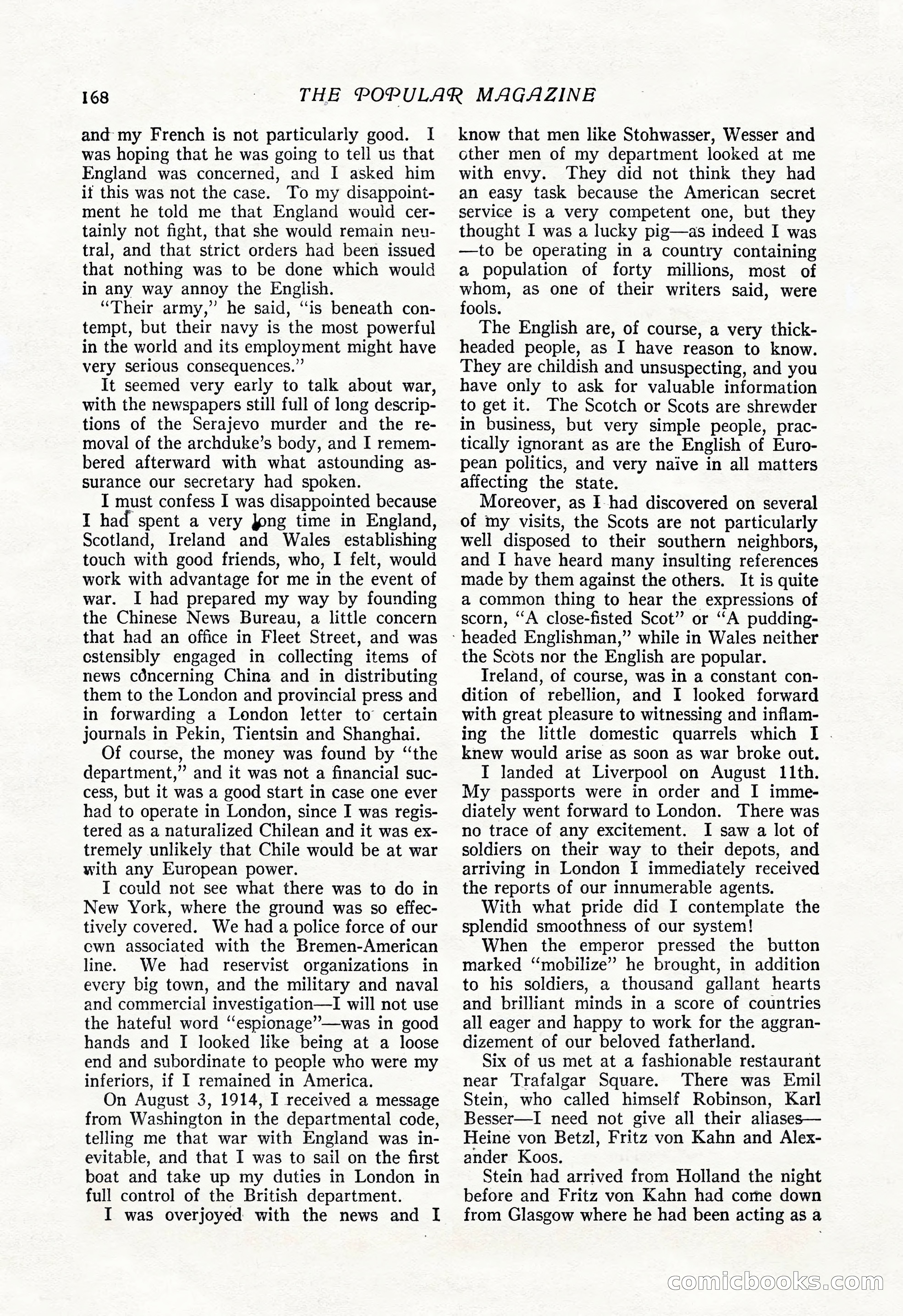 The Popular Magazine, Vol. 50, No. 3 — page 174 of 202