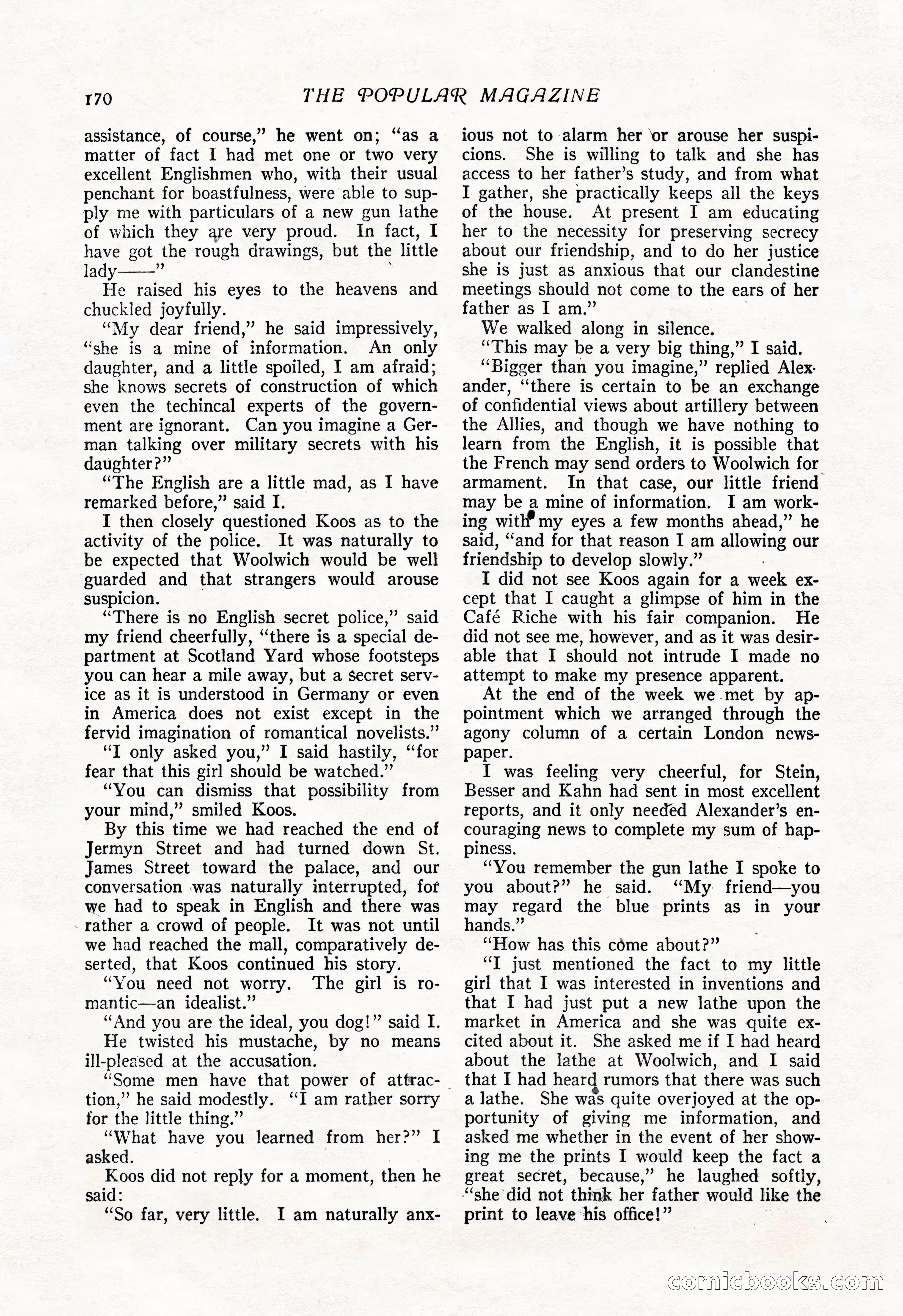 The Popular Magazine, Vol. 50, No. 3 — page 176 of 202