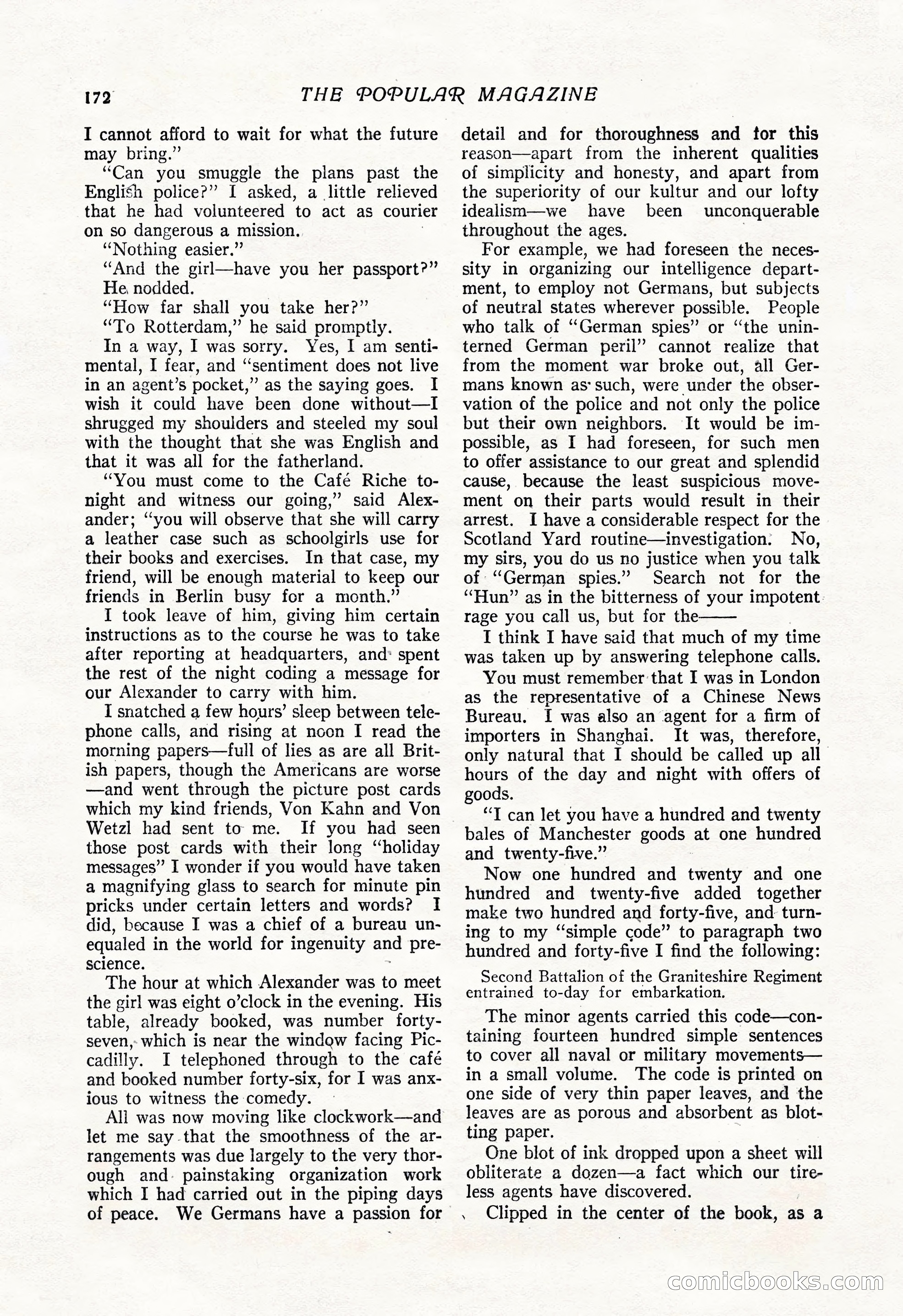 The Popular Magazine, Vol. 50, No. 3 — page 178 of 202