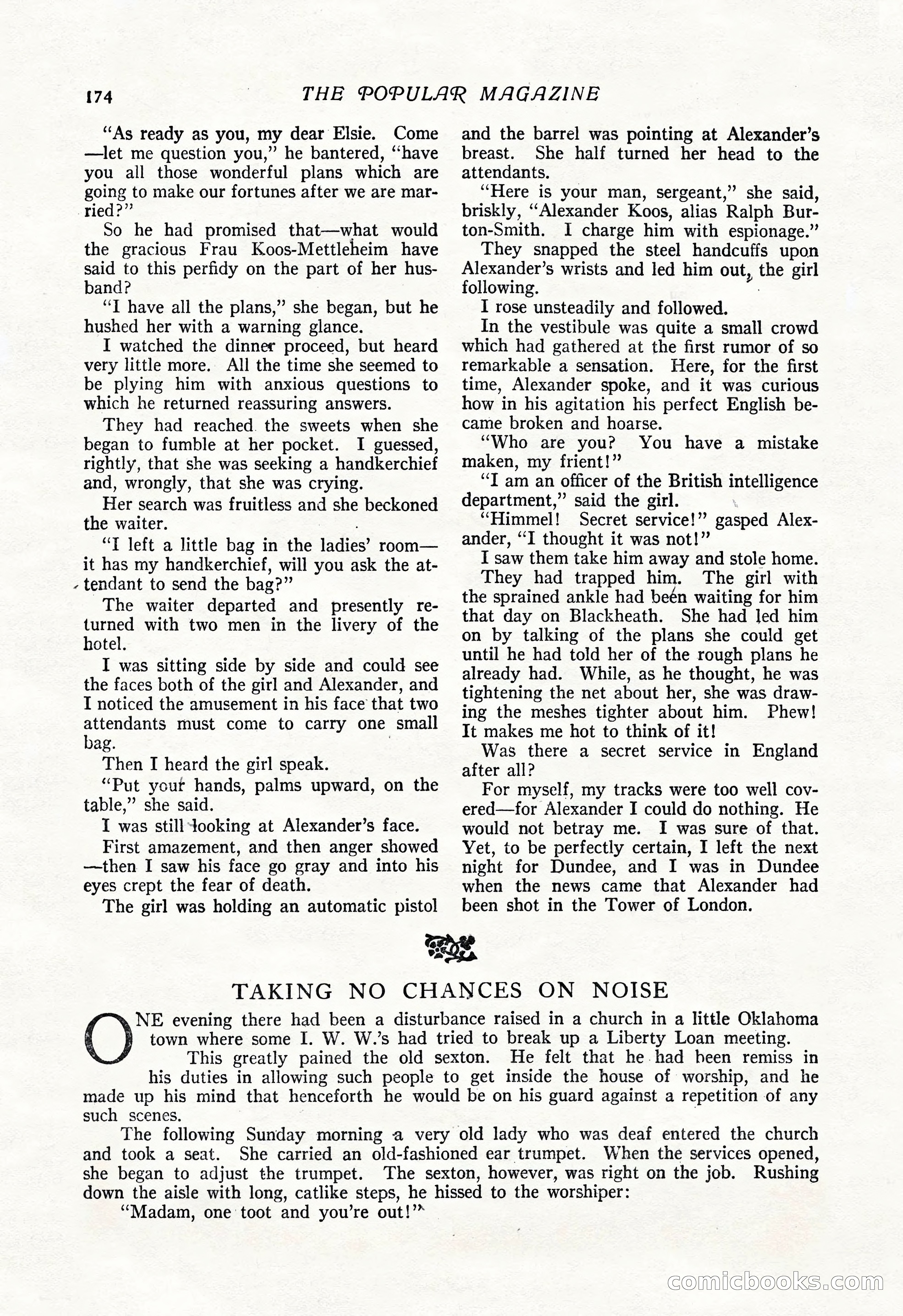 The Popular Magazine, Vol. 50, No. 3 — page 180 of 202