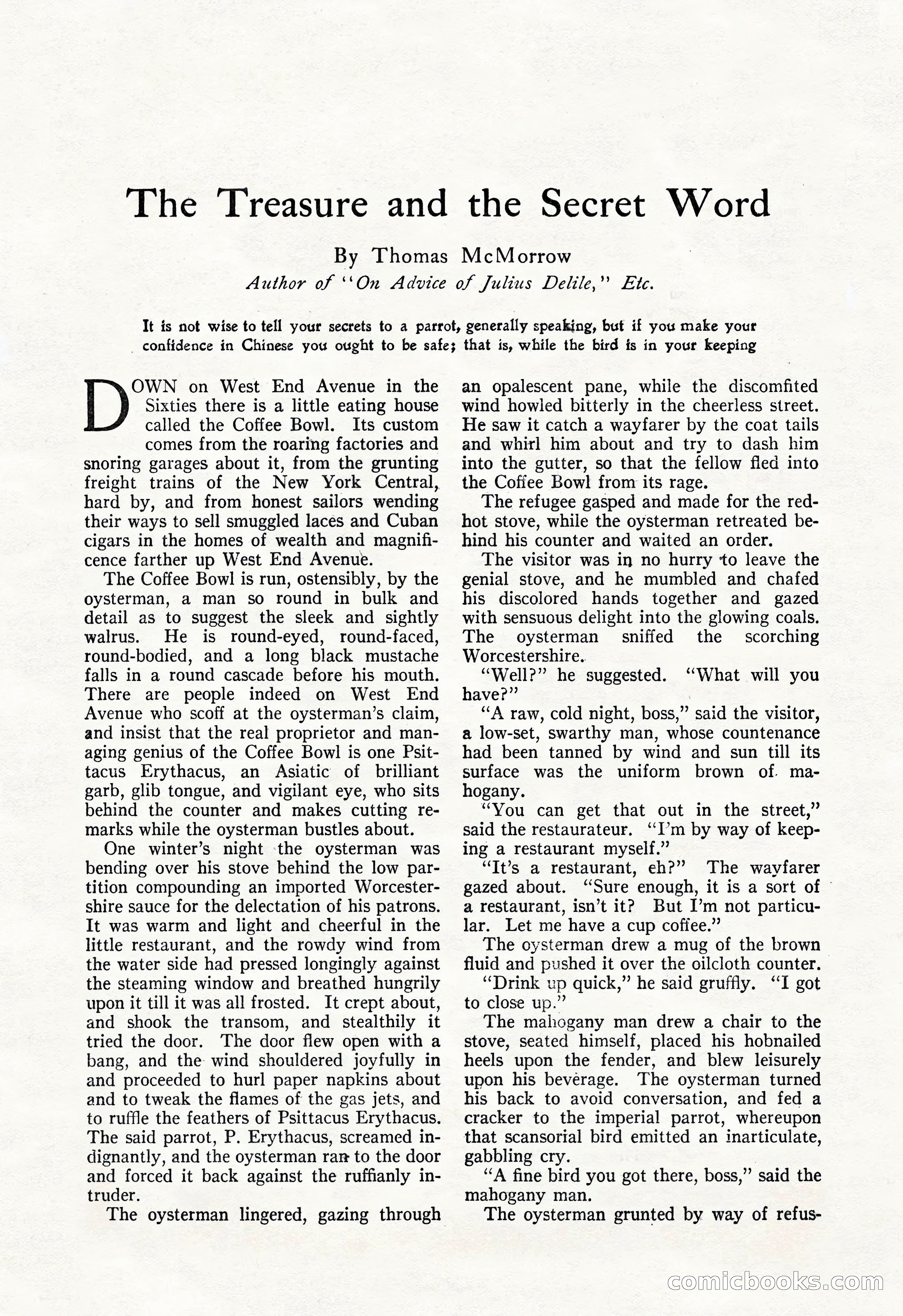 The Popular Magazine, Vol. 50, No. 3 — page 184 of 202