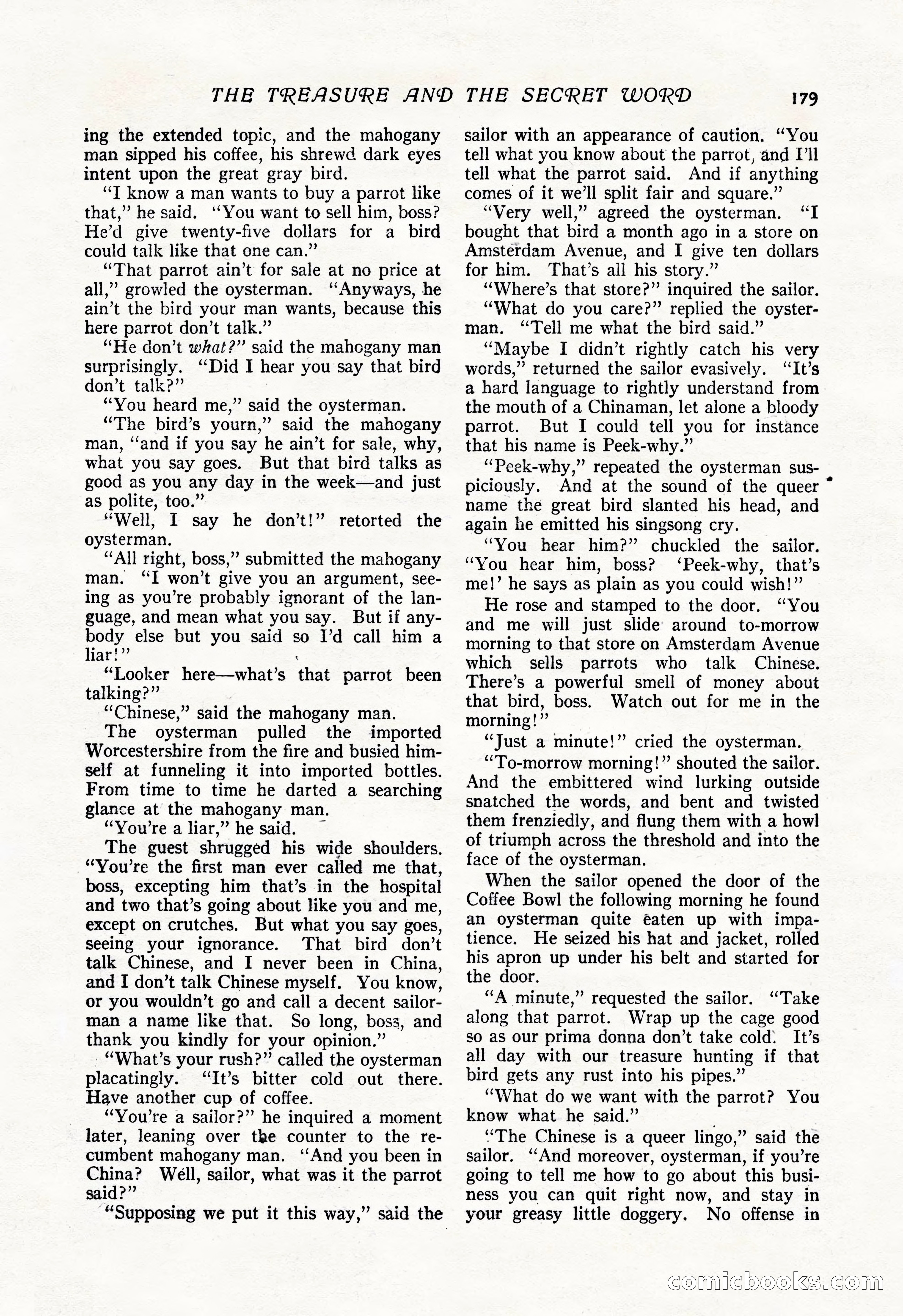The Popular Magazine, Vol. 50, No. 3 — page 185 of 202