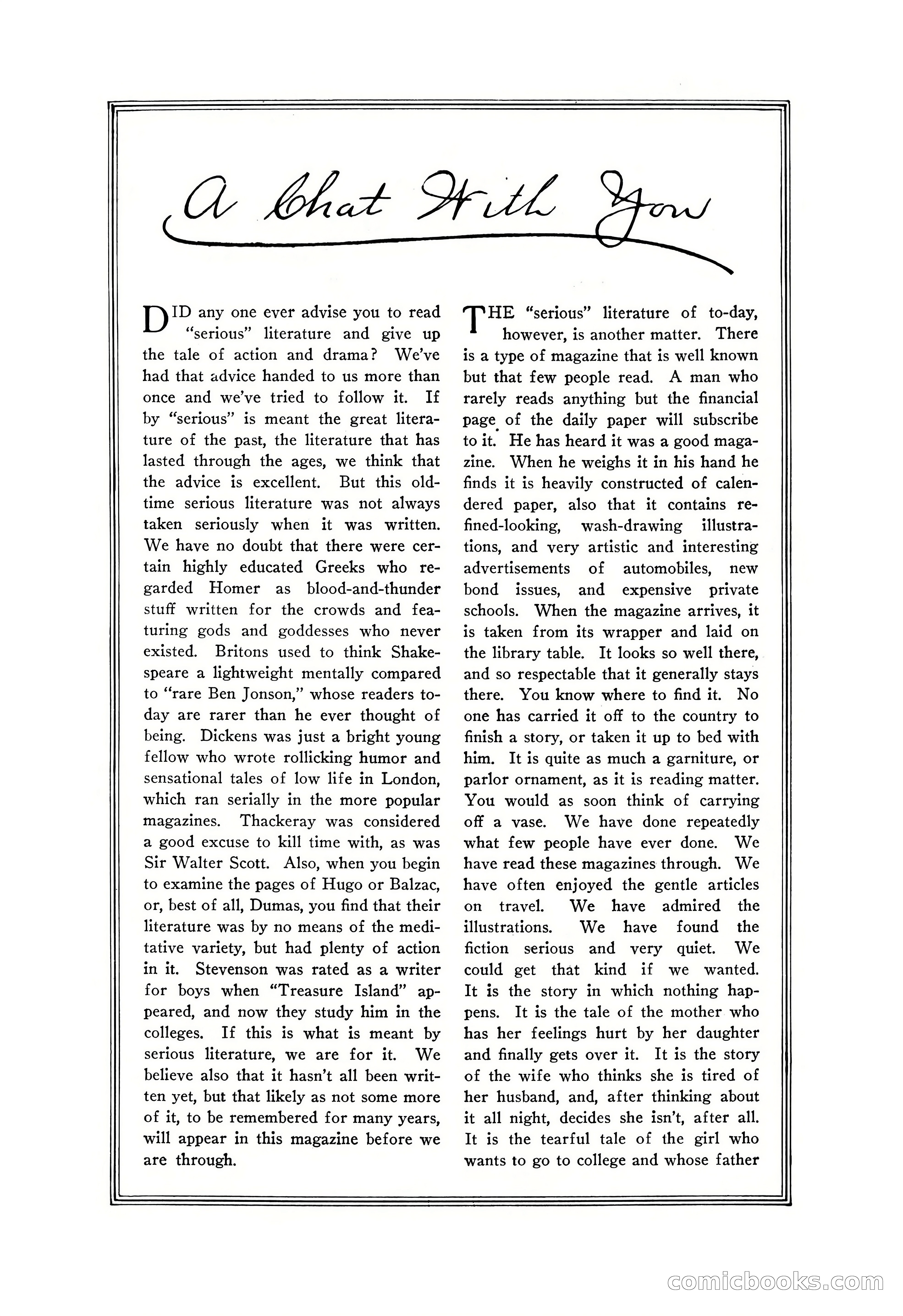 The Popular Magazine, Vol. 50, No. 3 — page 199 of 202