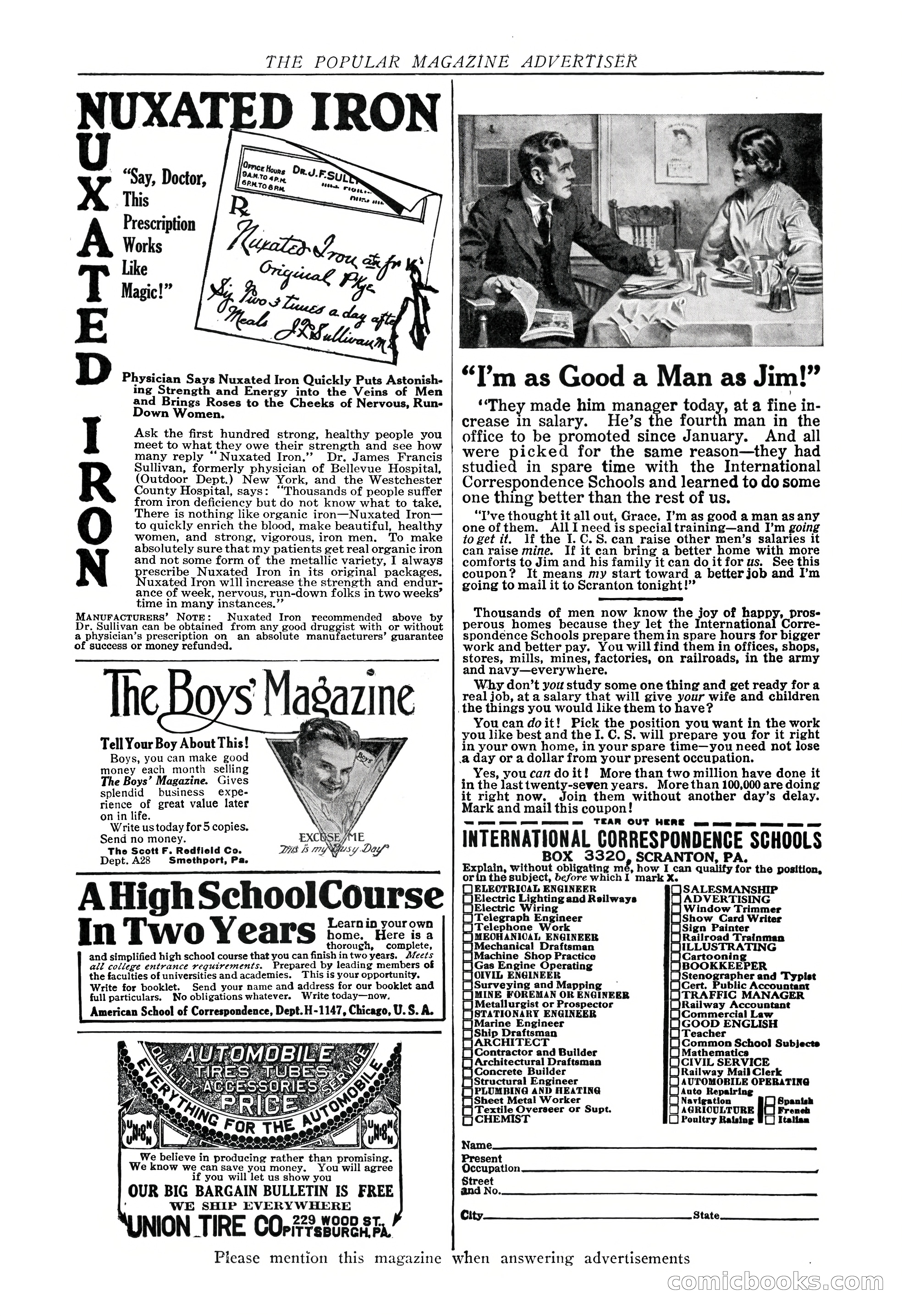 The Popular Magazine, Vol. 50, No. 3 — page 201 of 202