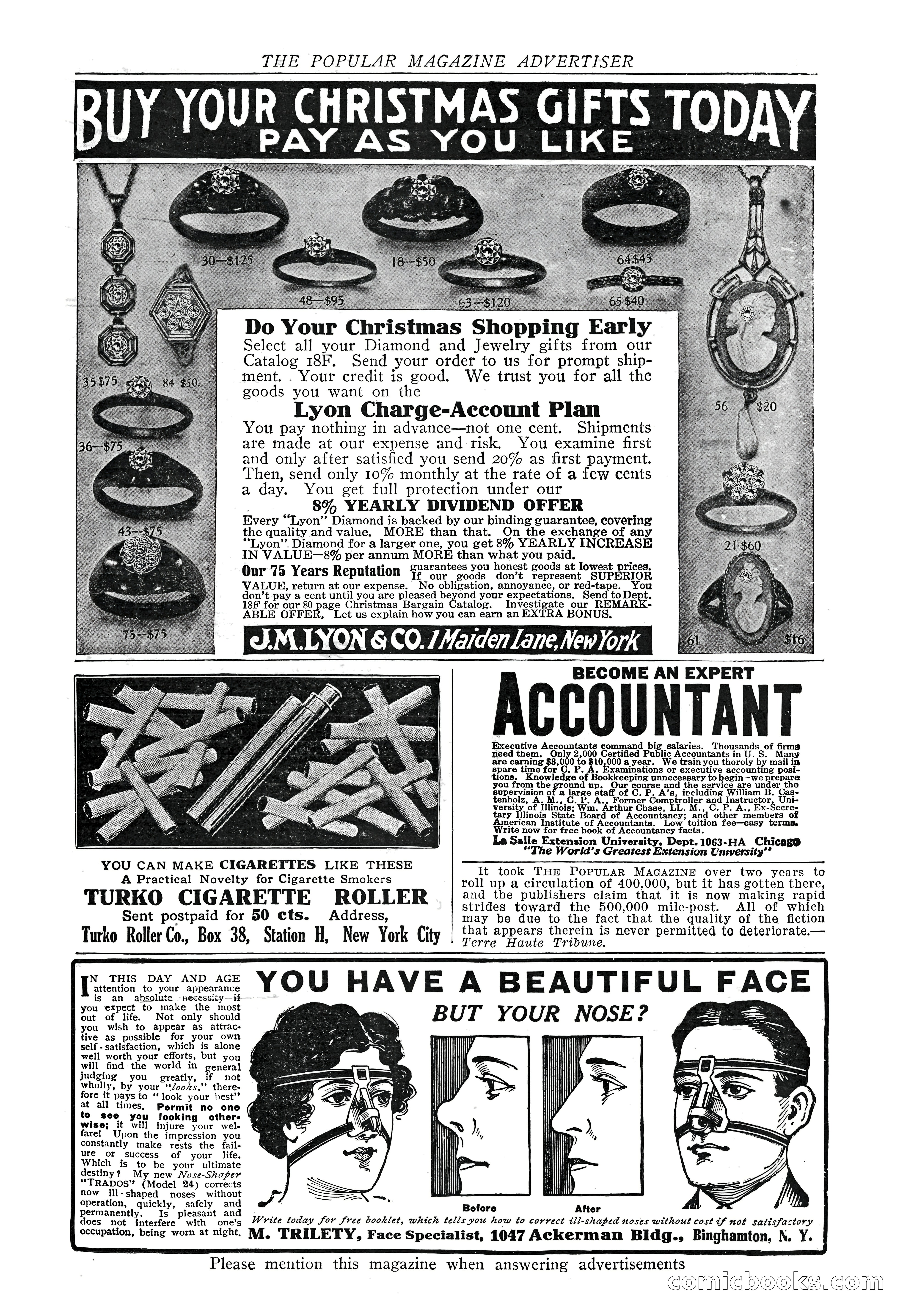 The Popular Magazine, Vol. 50, No. 3 — page 202 of 202