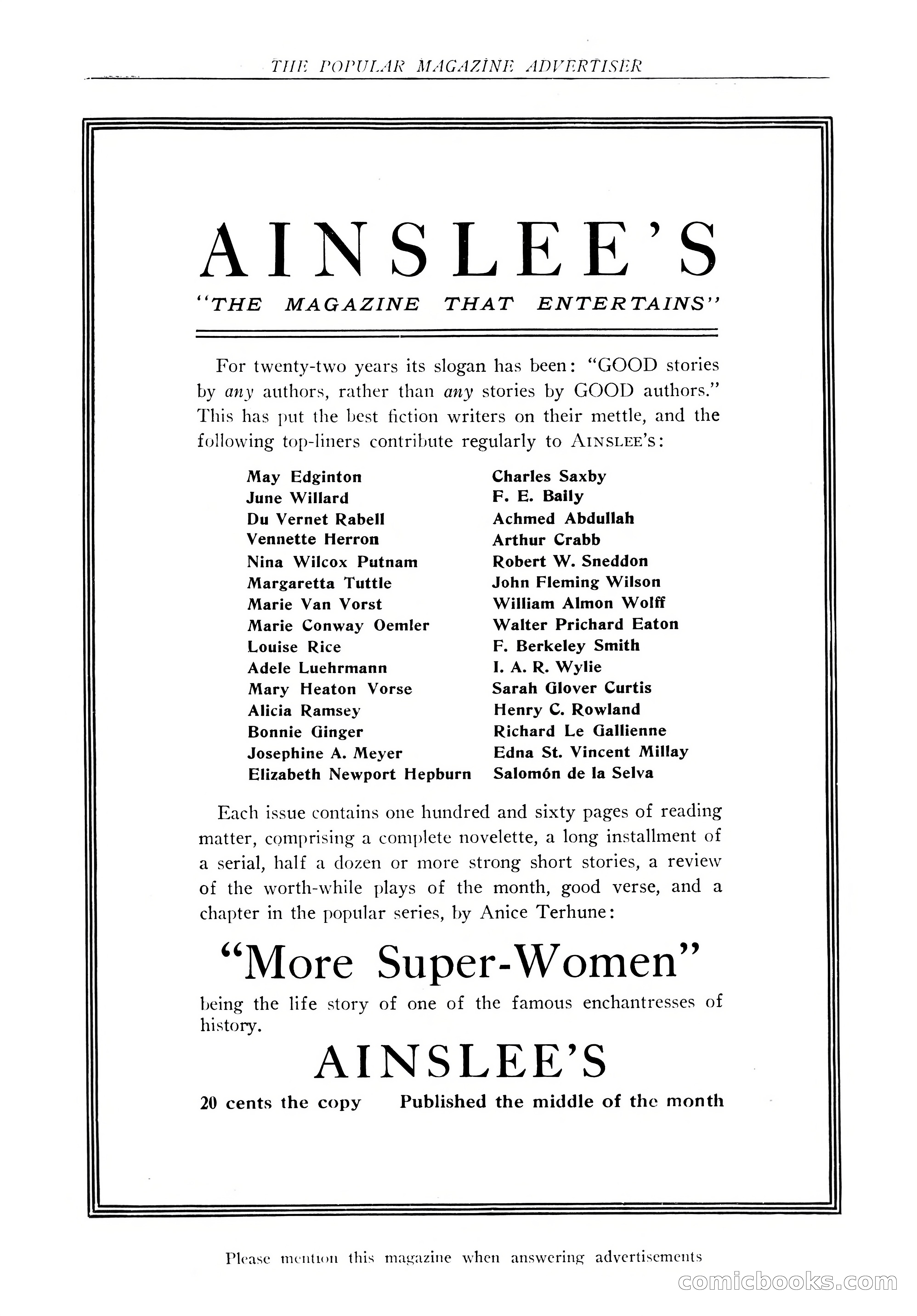 The Popular Magazine, February 7, 1919 — page 6 of 212