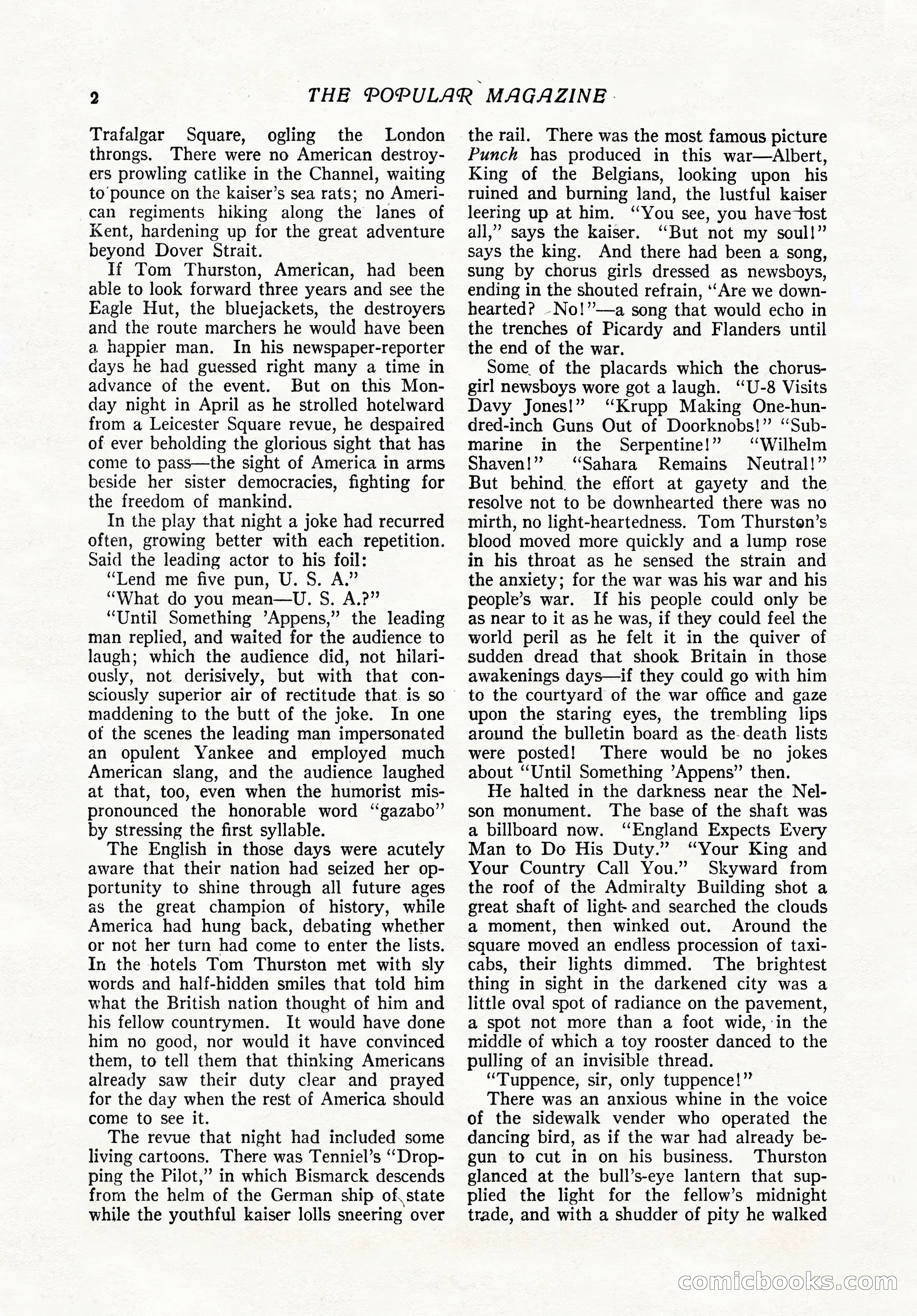 The Popular Magazine, February 7, 1919 — page 8 of 212