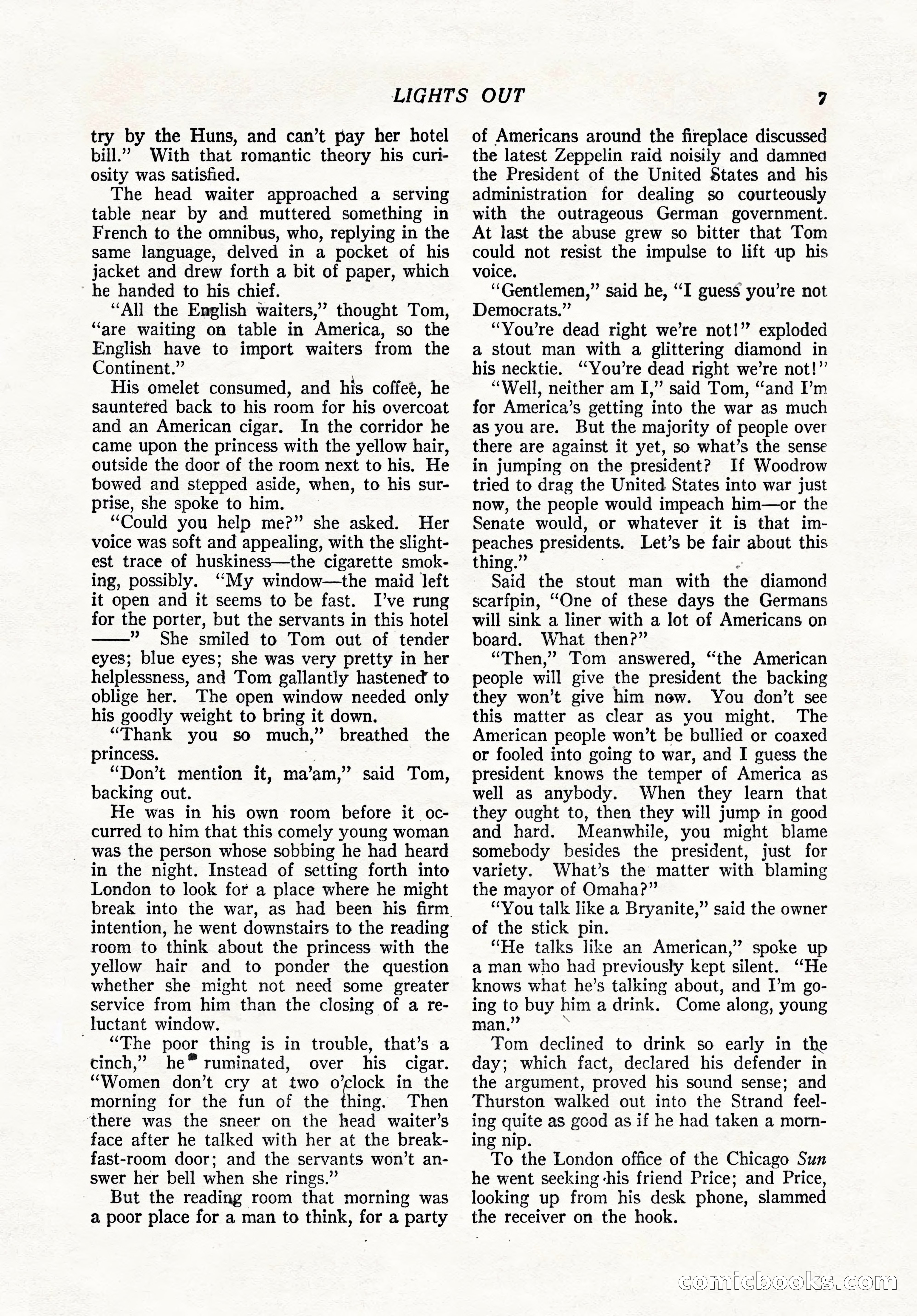 The Popular Magazine, February 7, 1919 — page 13 of 212