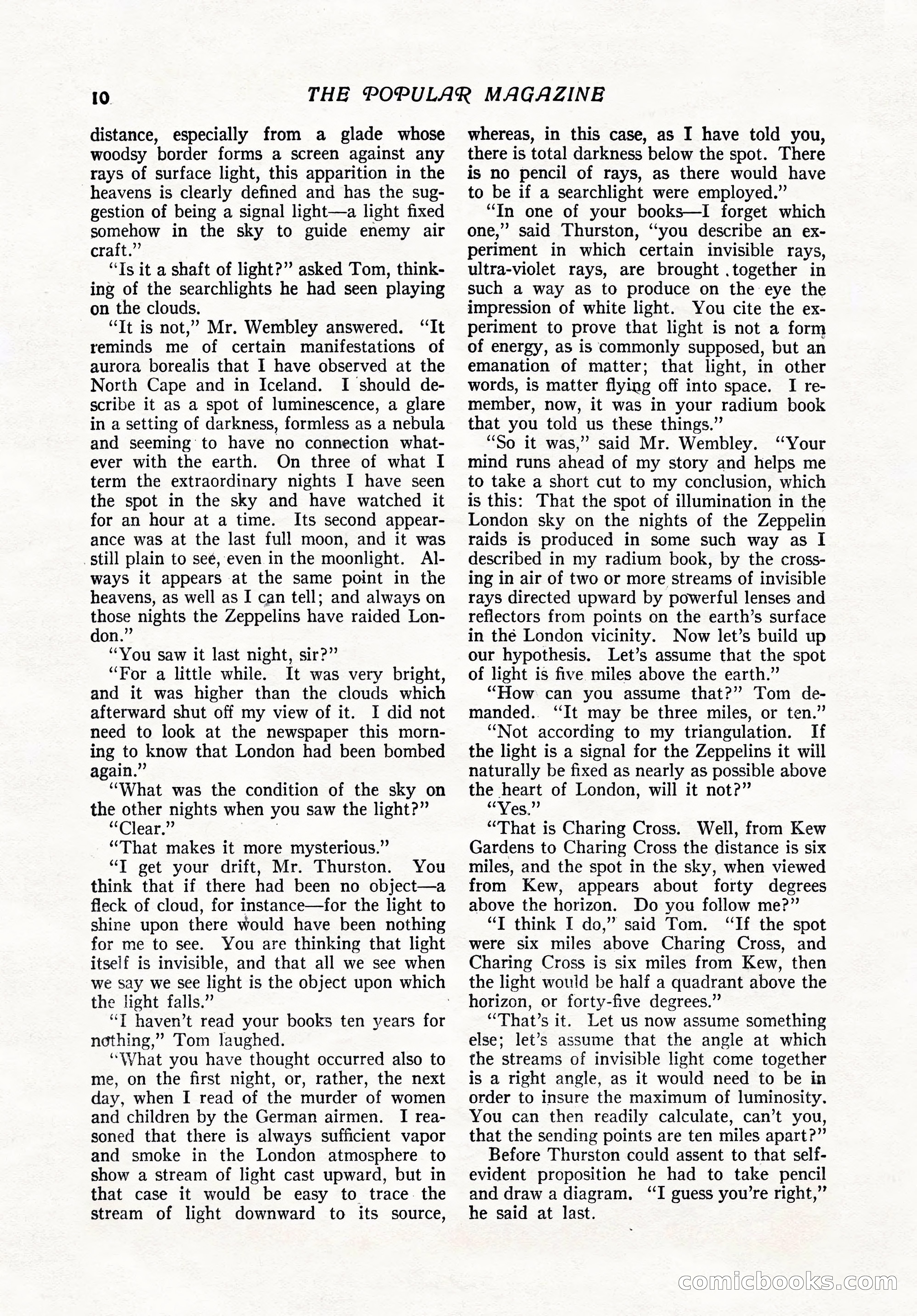The Popular Magazine, February 7, 1919 — page 16 of 212