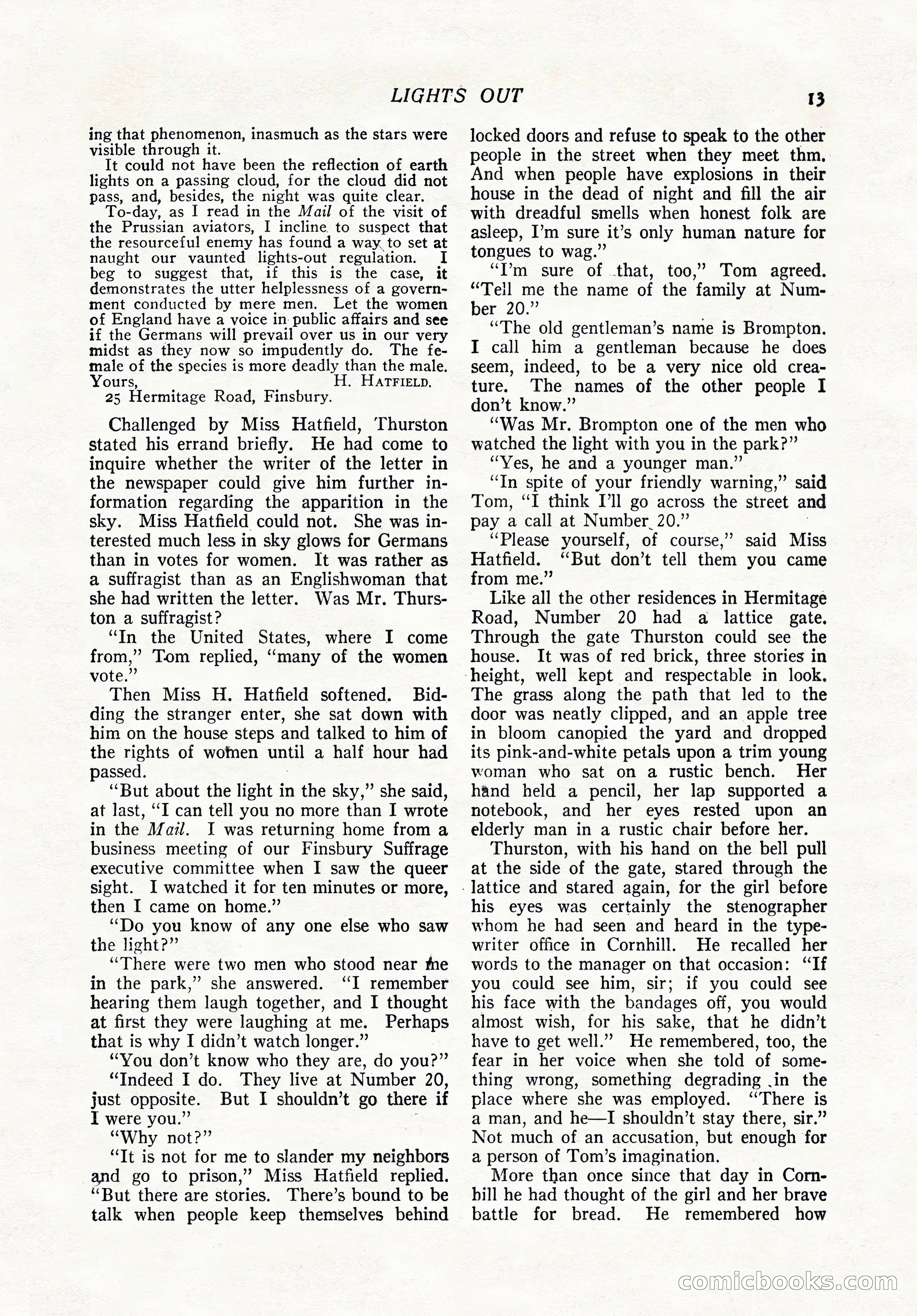 The Popular Magazine, February 7, 1919 — page 19 of 212