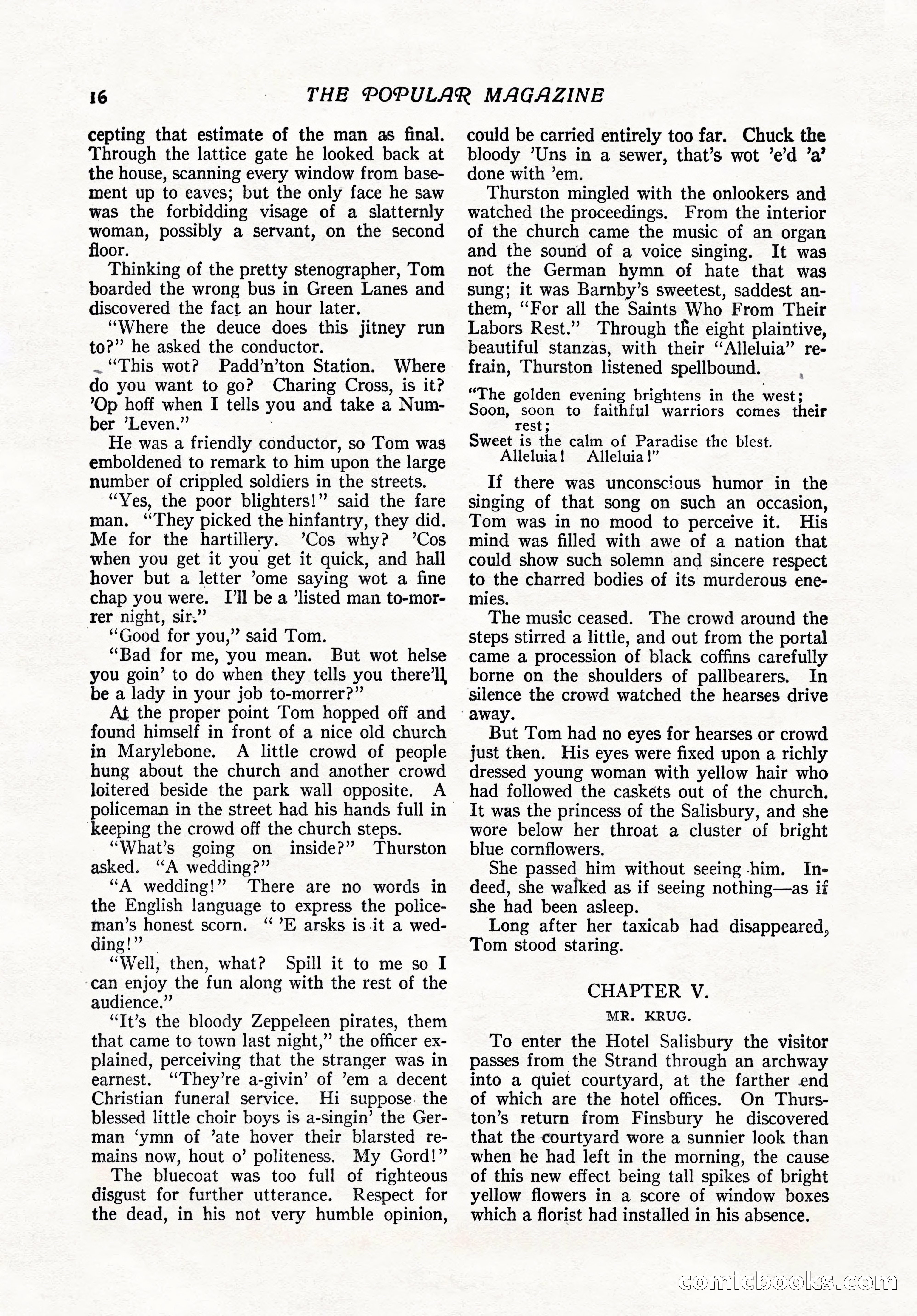 The Popular Magazine, February 7, 1919 — page 22 of 212