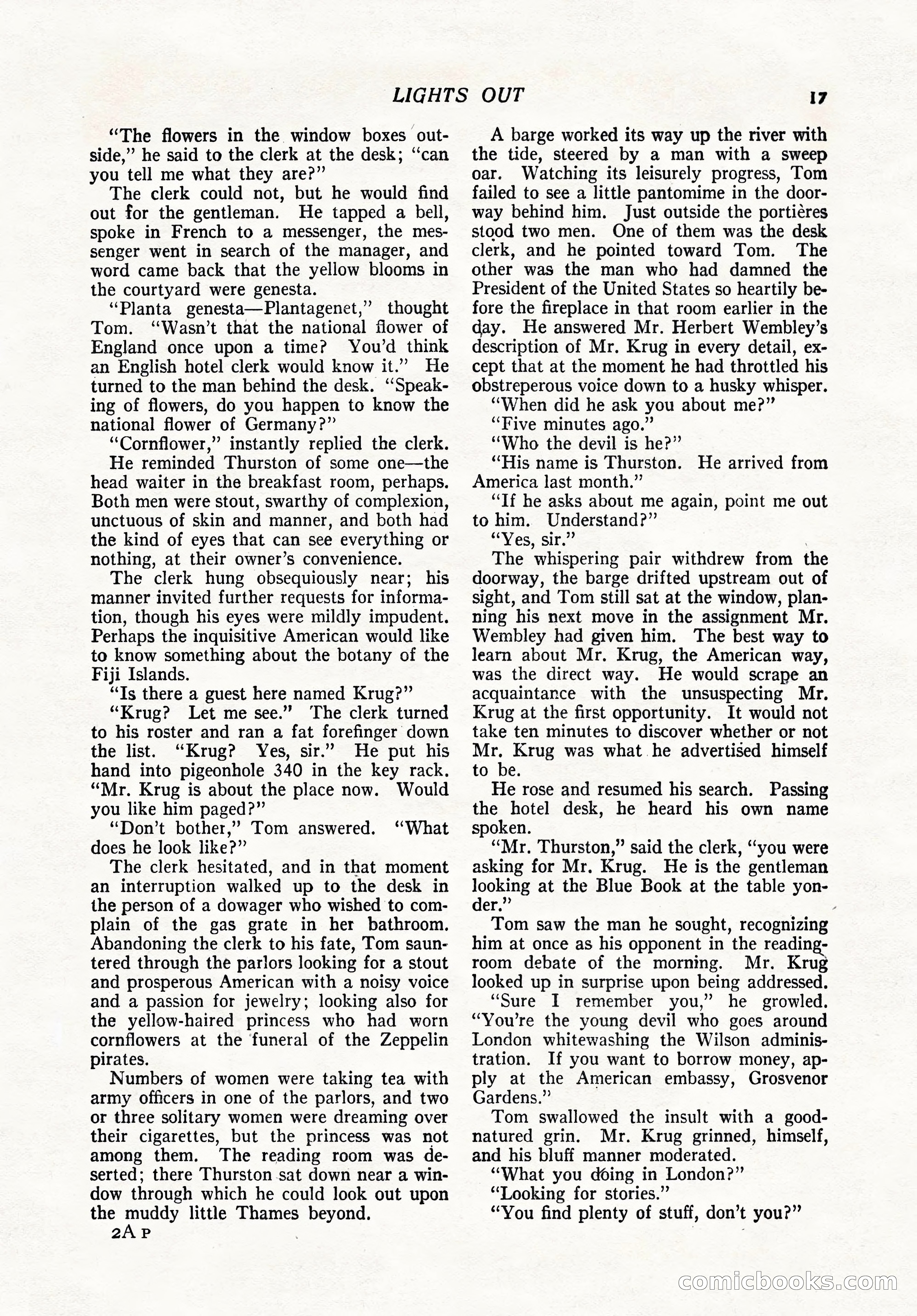 The Popular Magazine, February 7, 1919 — page 23 of 212