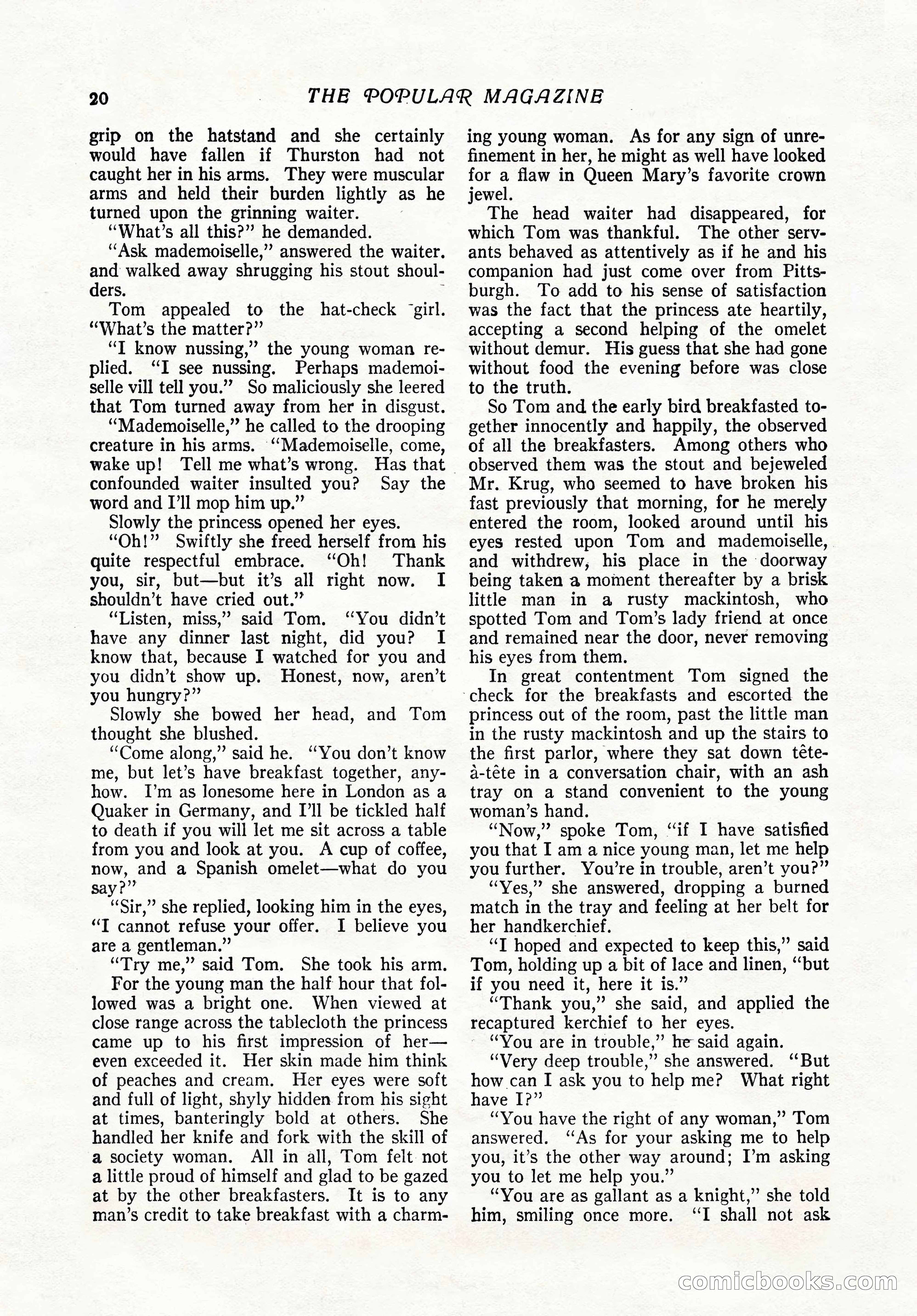 The Popular Magazine, February 7, 1919 — page 26 of 212